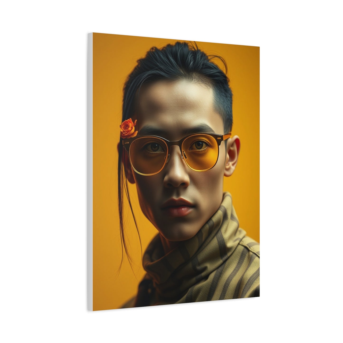 Luminous Gold Impression Wall Art & Canvas Print