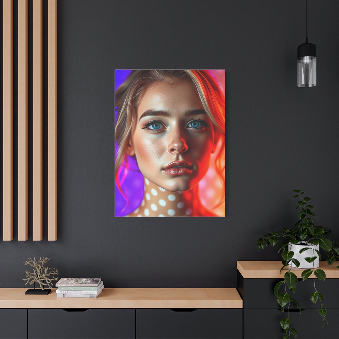 Elite Polka Dot Pattern Art Vision Wall Art & Canvas Print