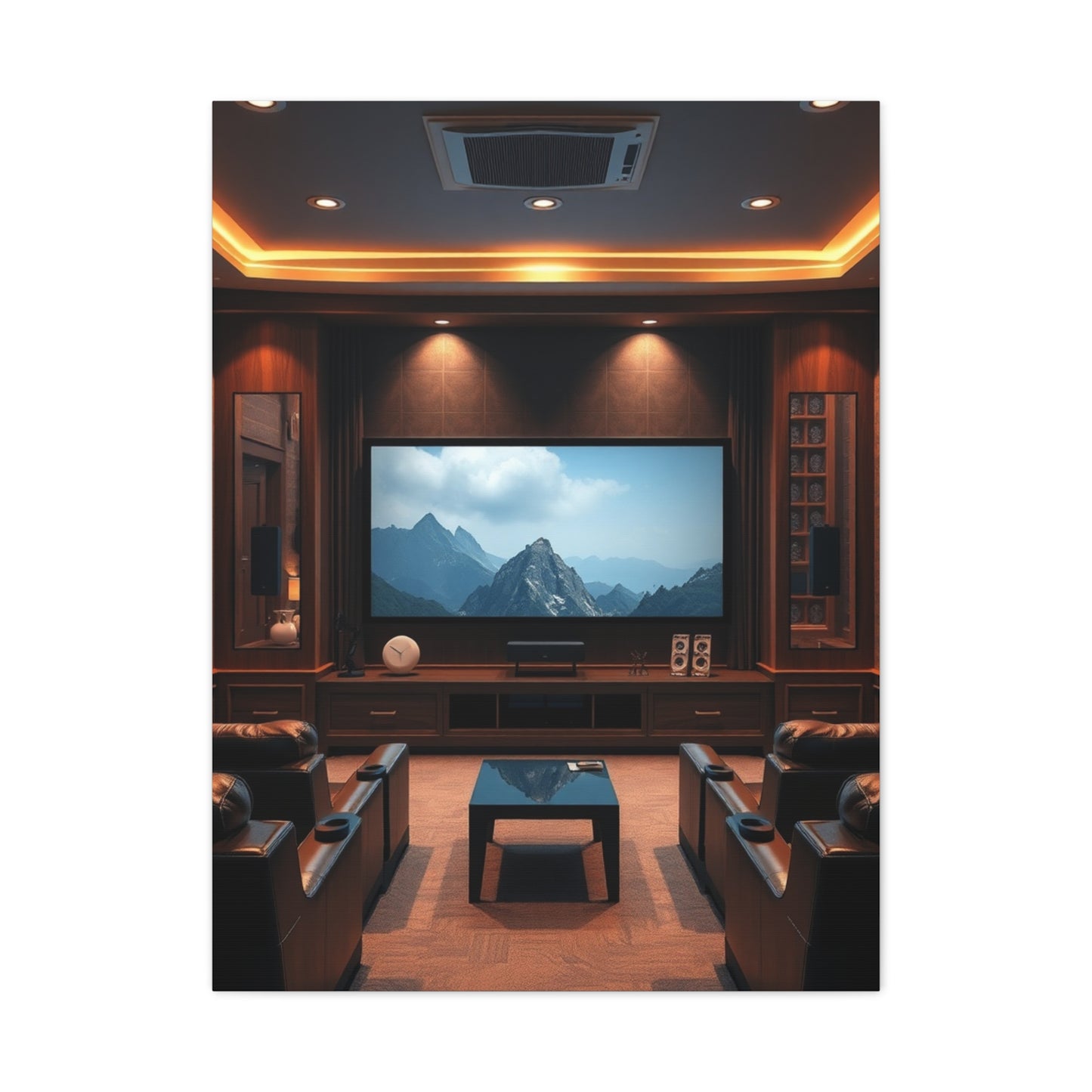 Refined Cinematic Tableau Wall Art & Canvas Print