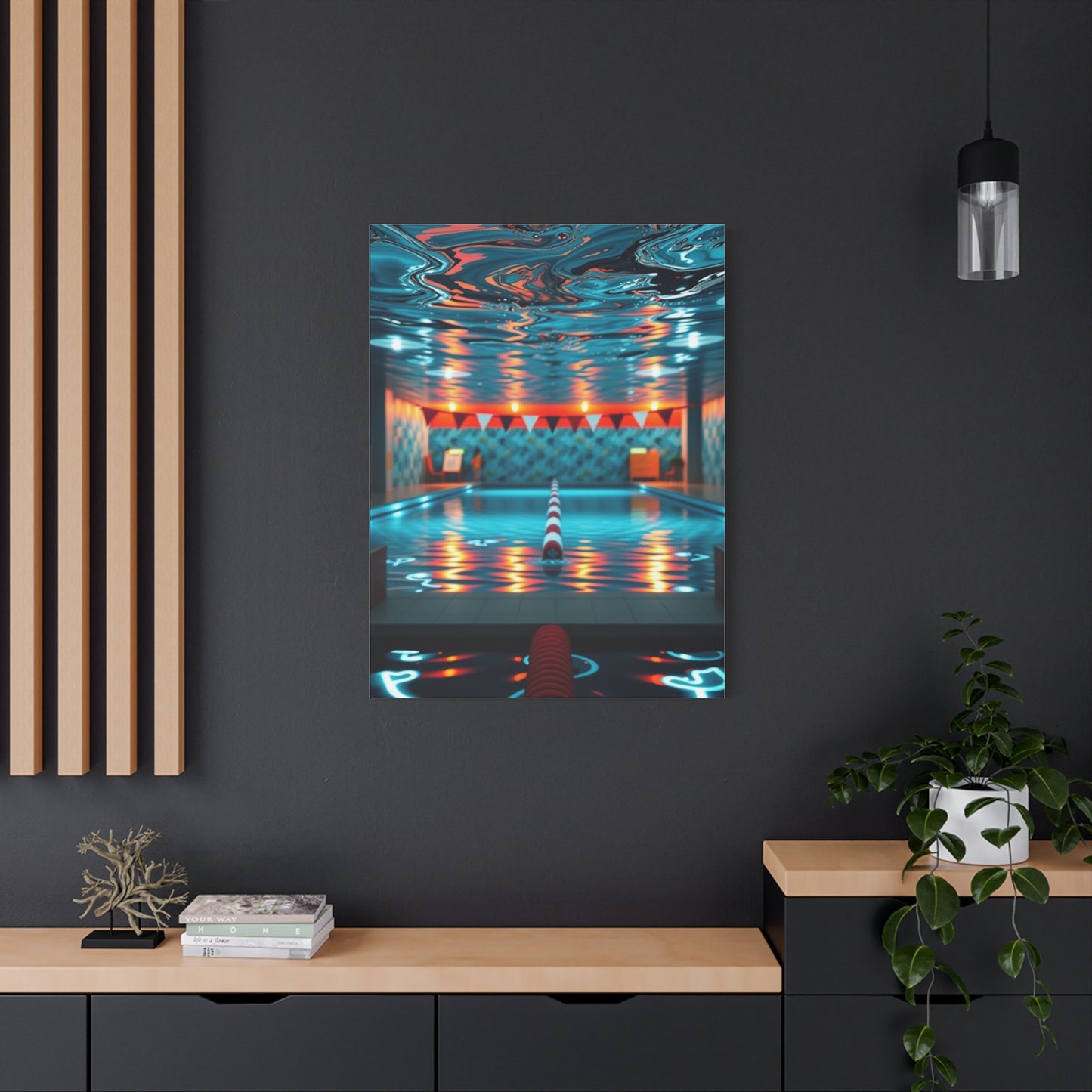 Swimming Pool Art Luxury Canvas Wall Art & Canvas Print
