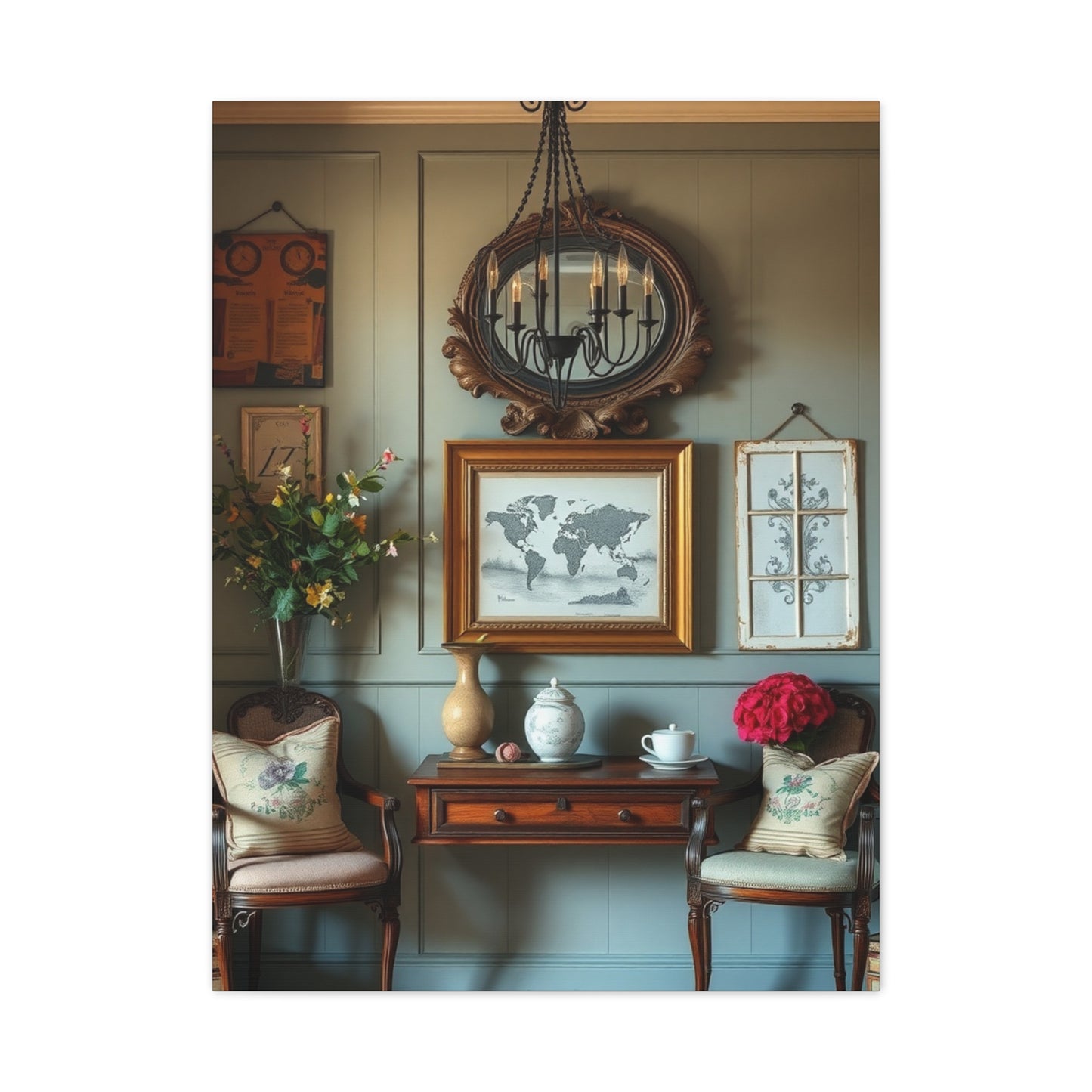 Masterpiece French Country Decor Art Vision Wall Art & Canvas Print