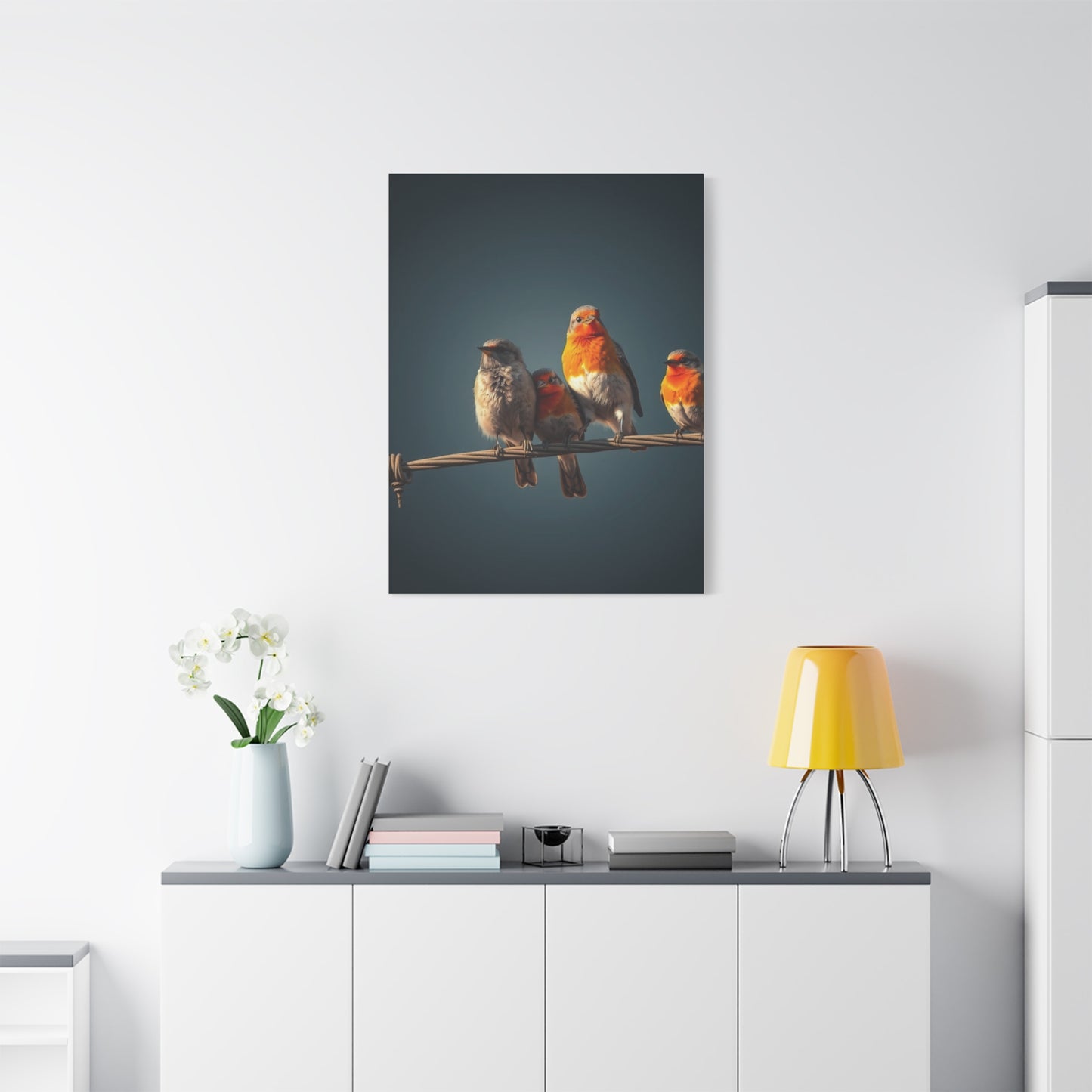 Birds On a Wire Art Refined Canvas Wall Art & Canvas Print