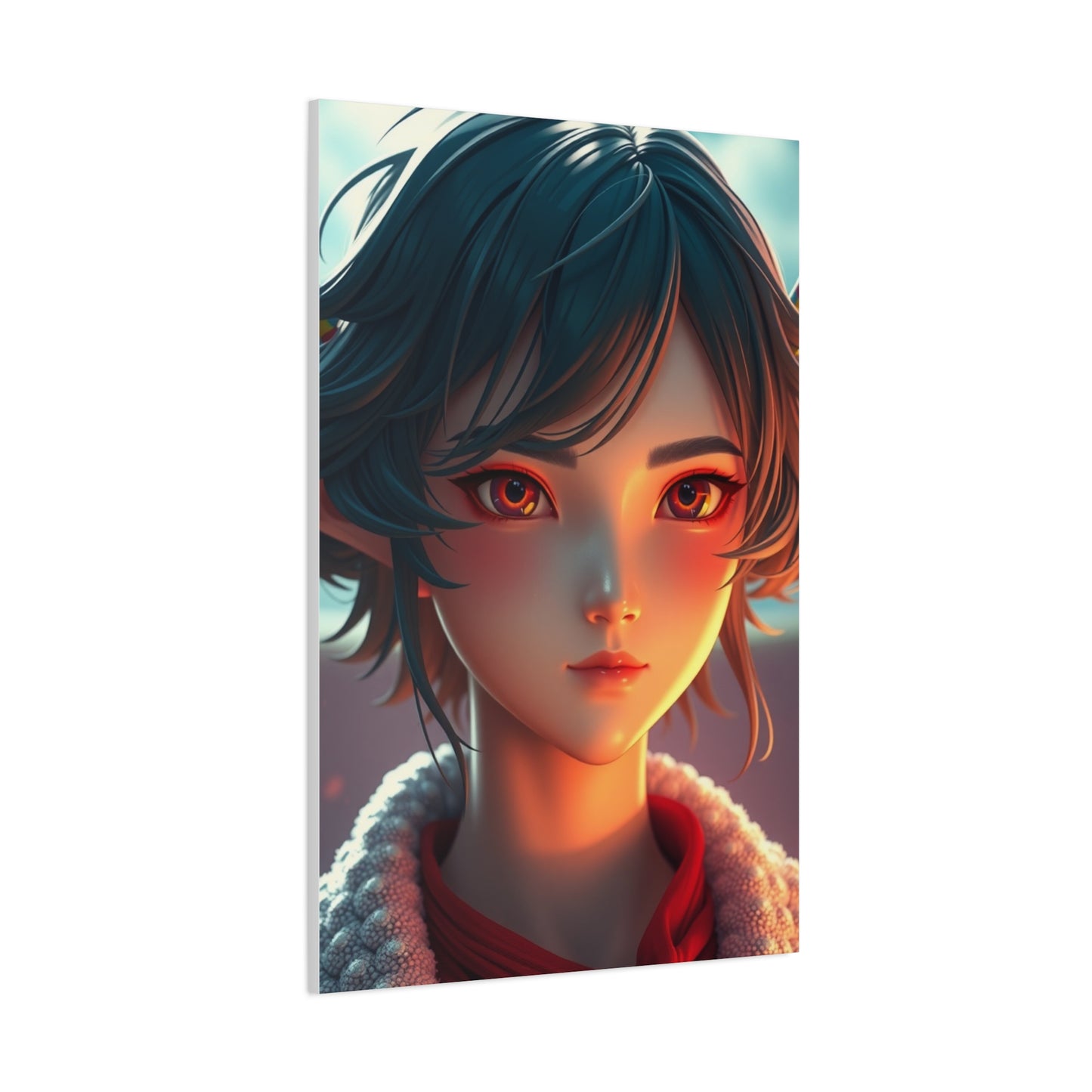 Radiant Pixel Pictorial Wall Art & Canvas Print