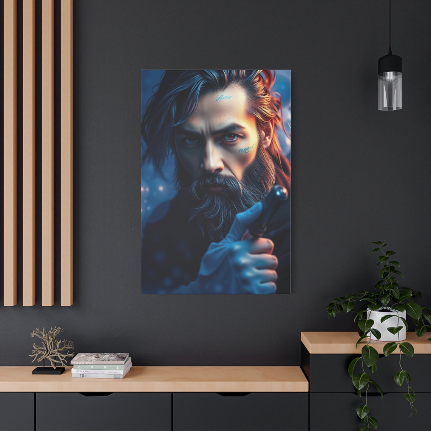 Sapphire Elegance Wall Art Wall Art & Canvas Print