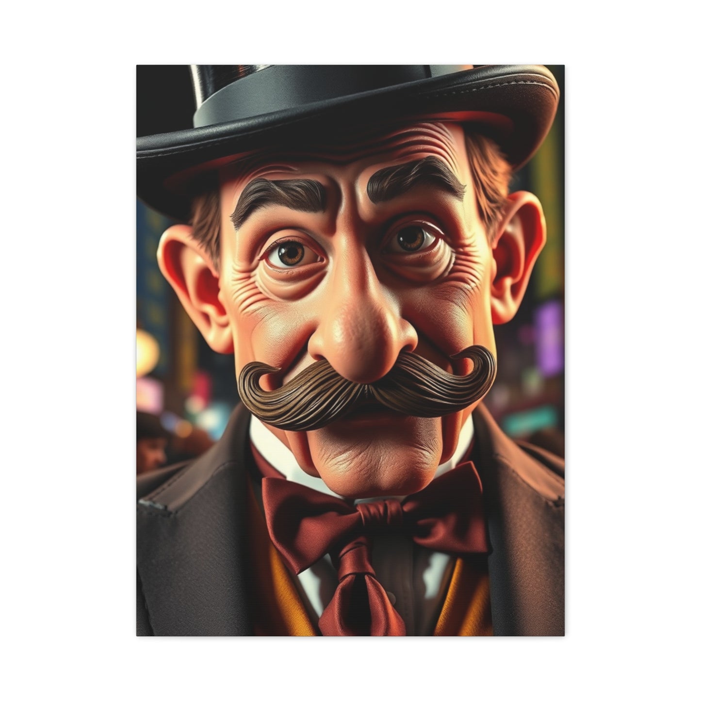 Masterpiece Rich Uncle Pennybags Art Vision Wall Art & Canvas Print