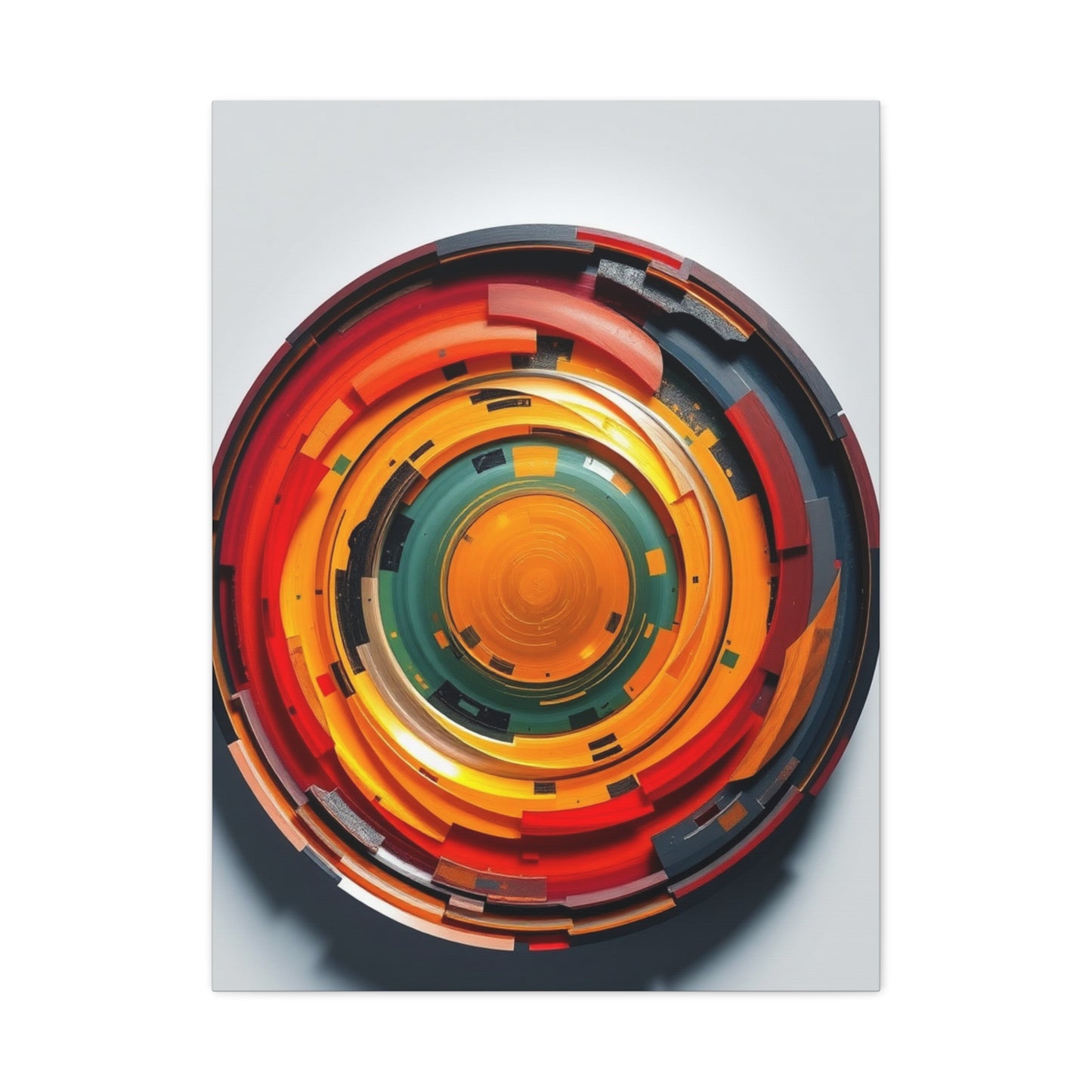 Orbital Abstraction Elegance wall art & canvas print