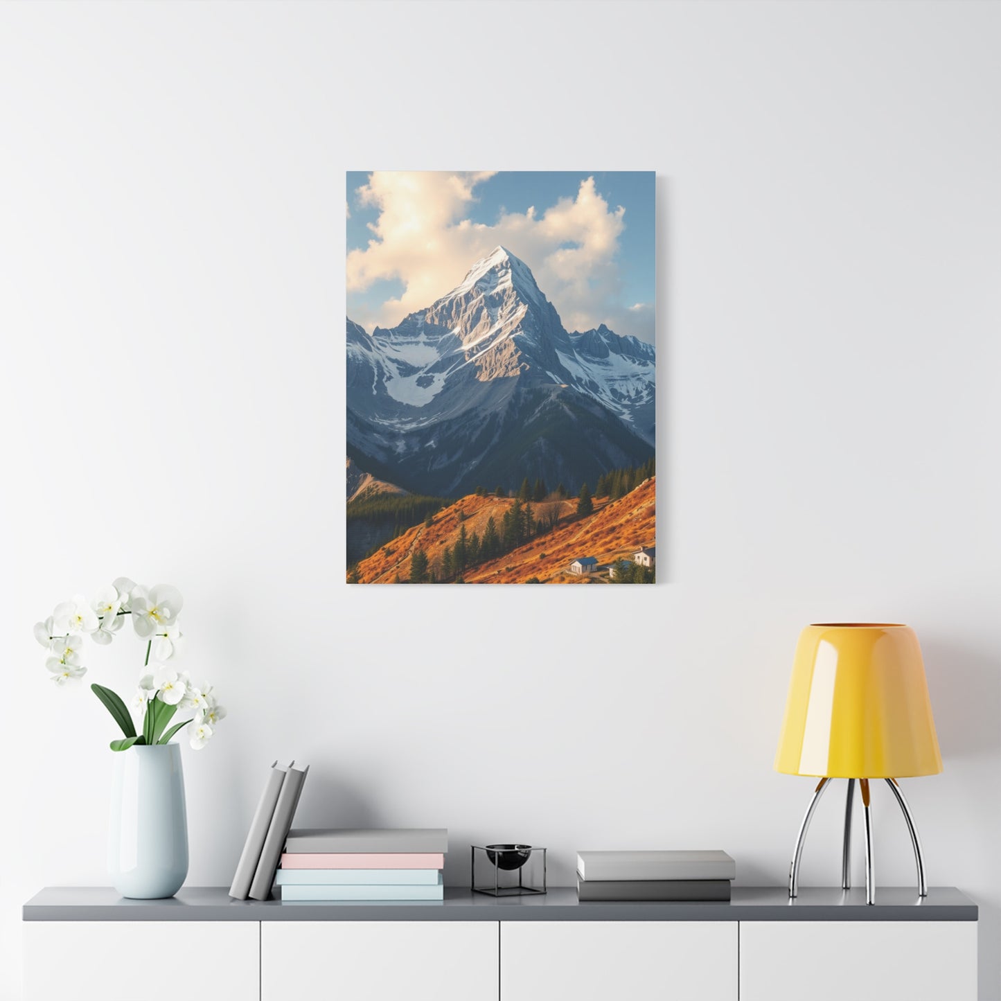 Luminous Mountain Reflections Wall Art & Canvas Print