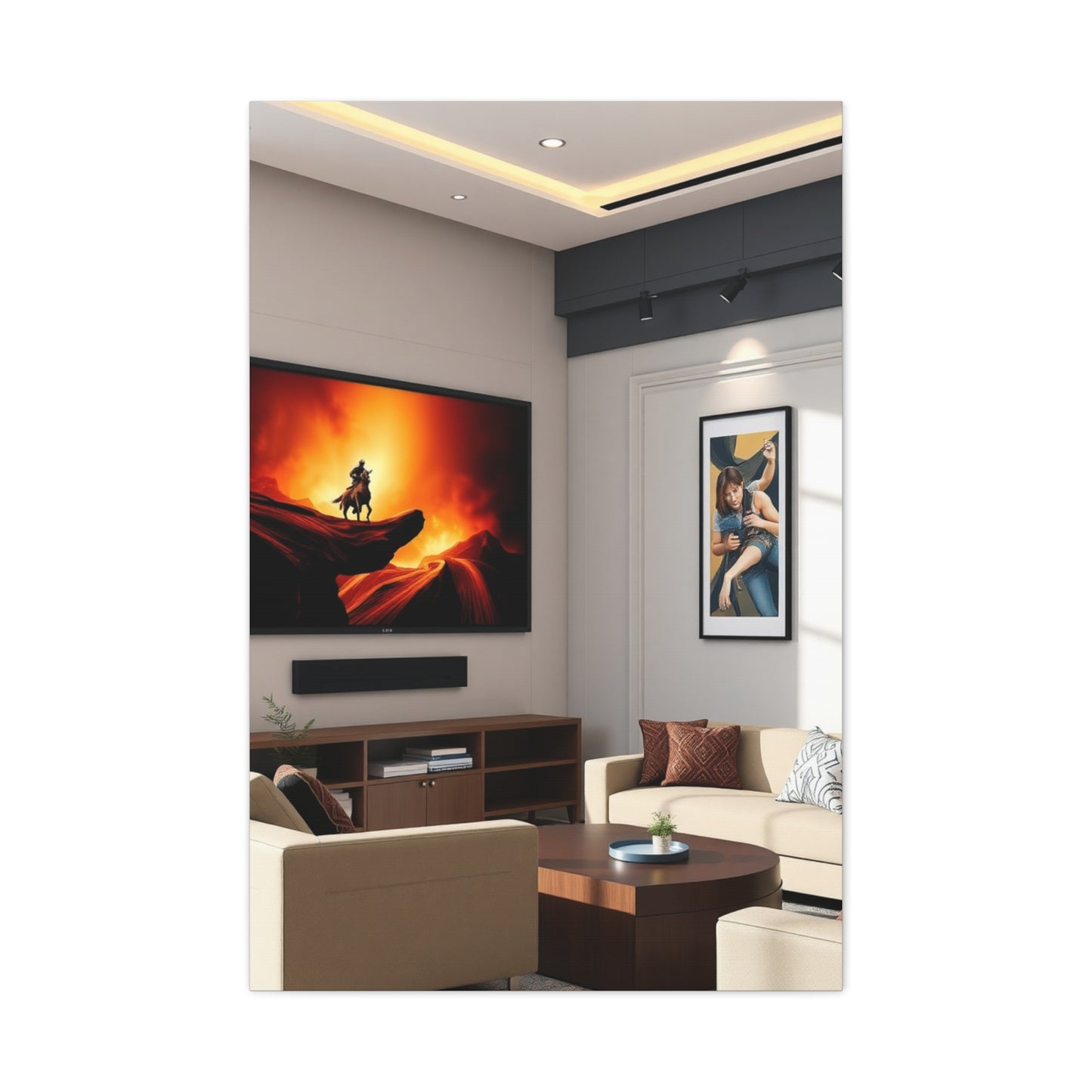 Supreme Home Theatre Decor Art Collection Wall Art & Canvas Print