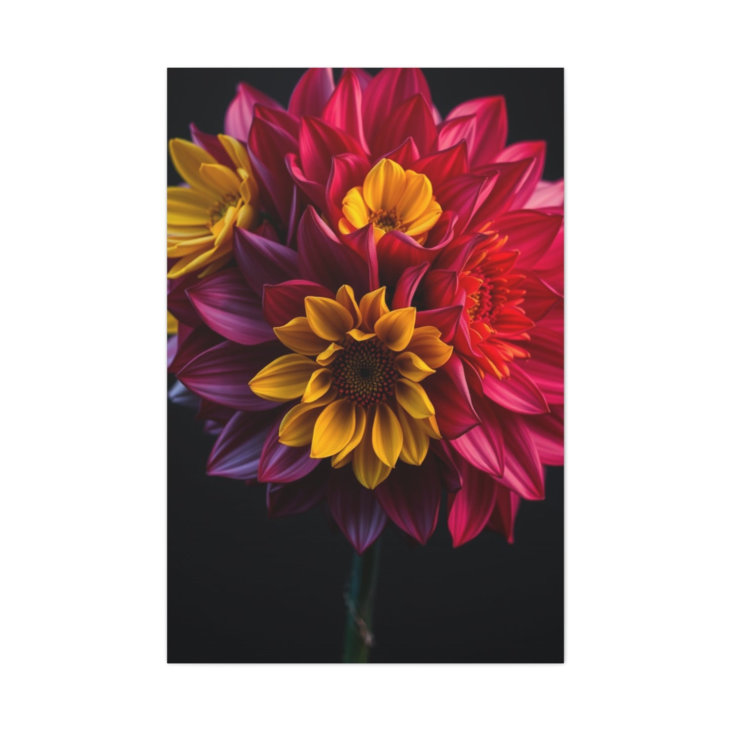 Serene Blossom Countenance Wall Art & Canvas Print