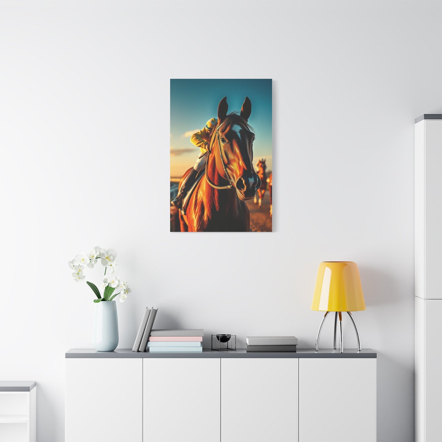 Masterpiece Horse Racing Art Vision Wall Art & Canvas Print
