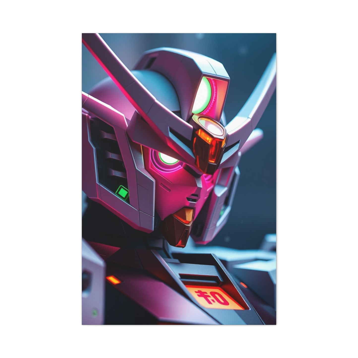 Vision Gundam Art Art Wall Art & Canvas Print