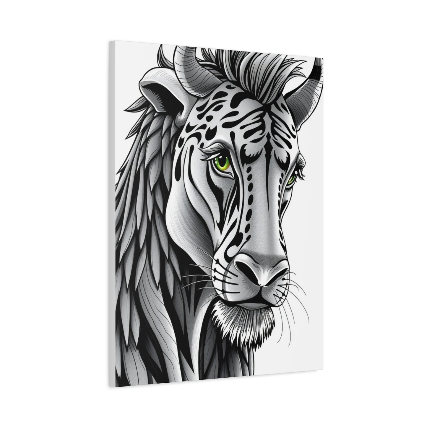 Supreme Black and White Illustrations Art Collection Wall Art & Canvas Print