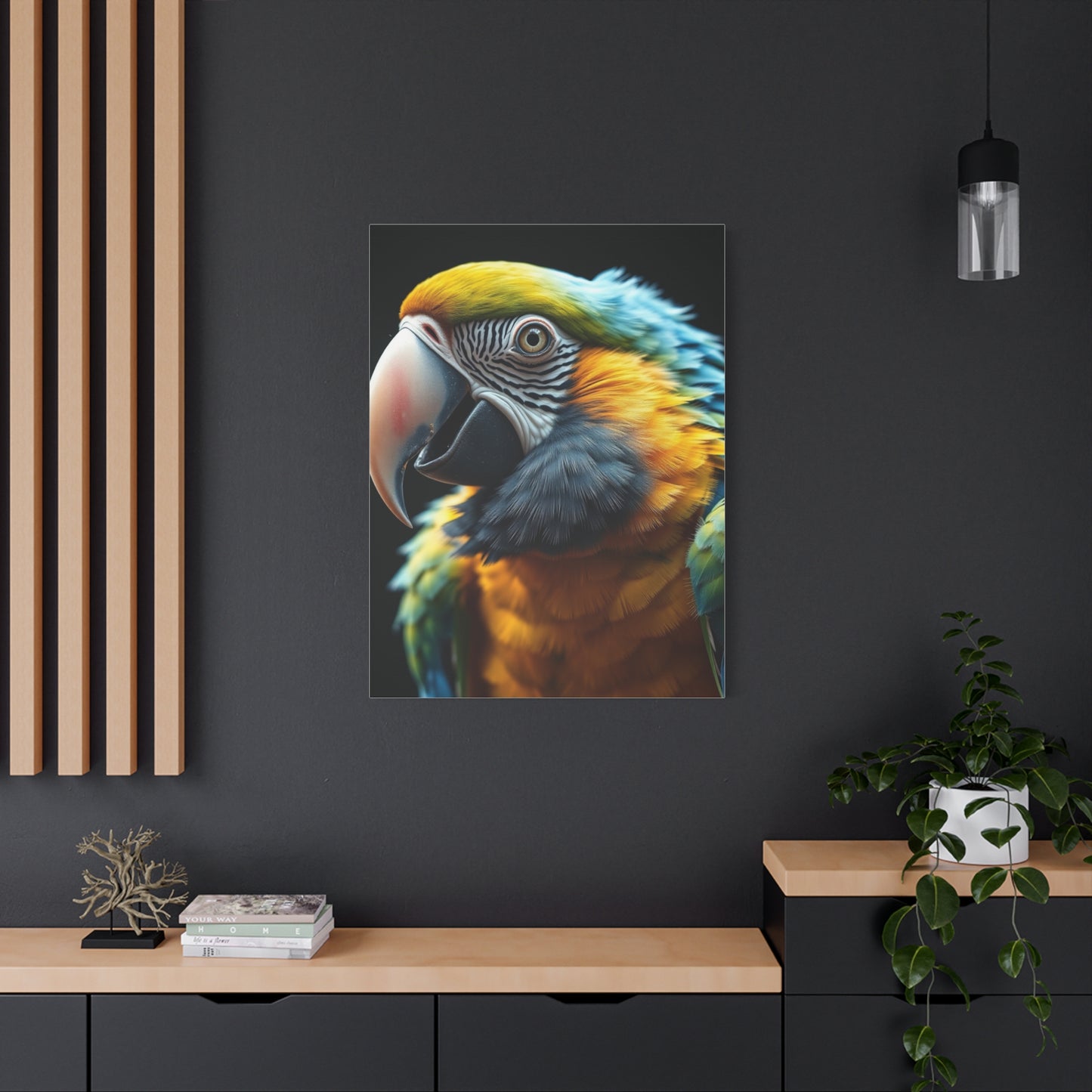 Parrot Art Refined Canvas Wall Art & Canvas Print