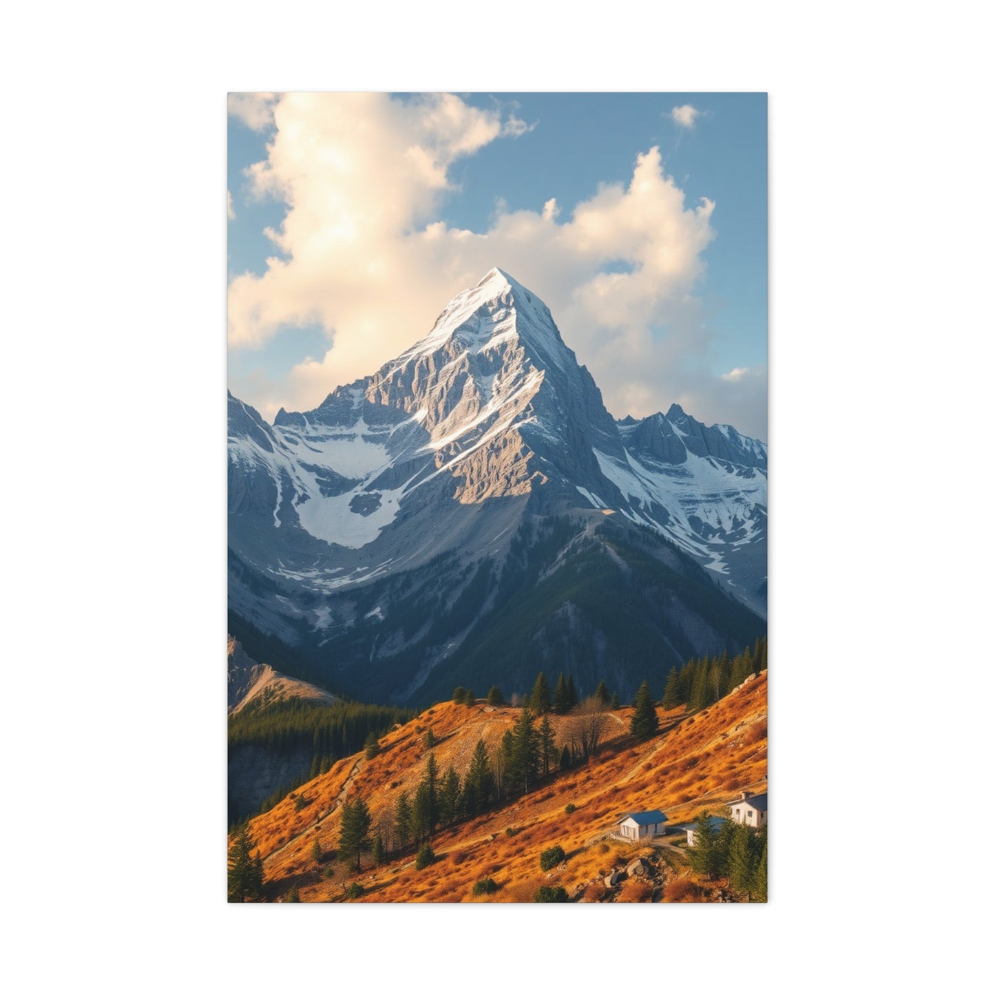 Luminous Mountain Reflections Wall Art & Canvas Print