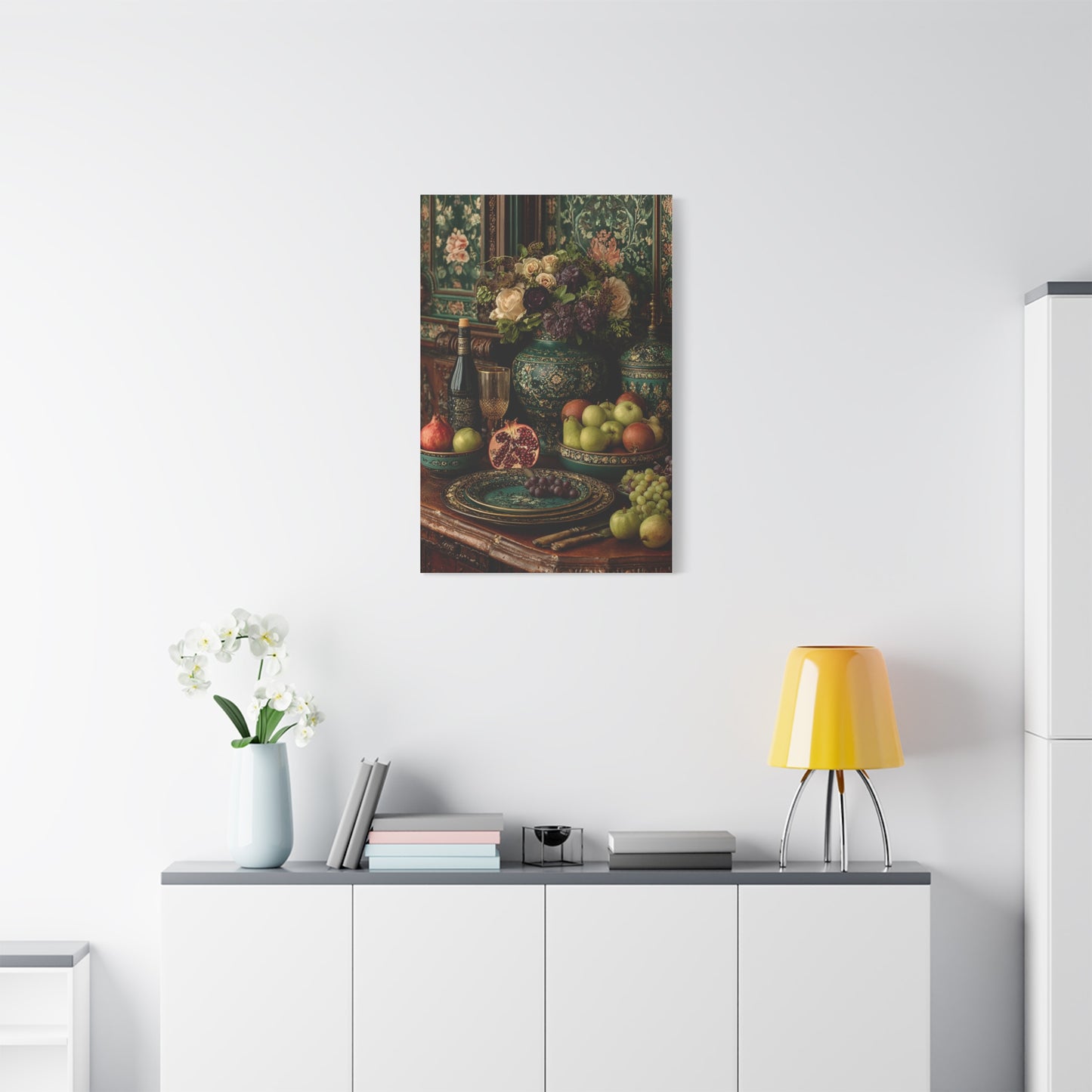 Ornamental Heritage Dining Still Life Wall Art & Canvas Print