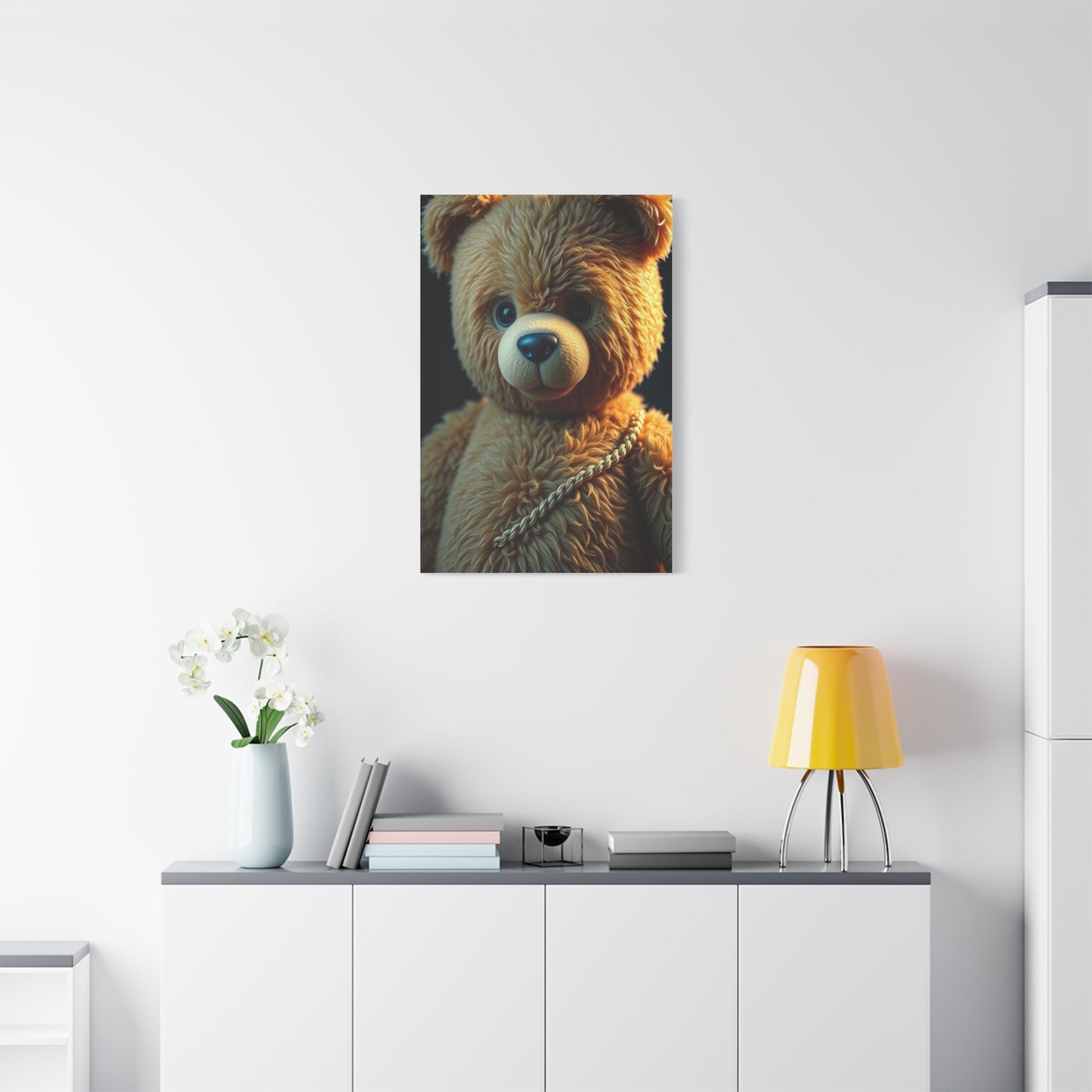 Luxe Teddy Aesthetic Canvas Wall Art & Canvas Print