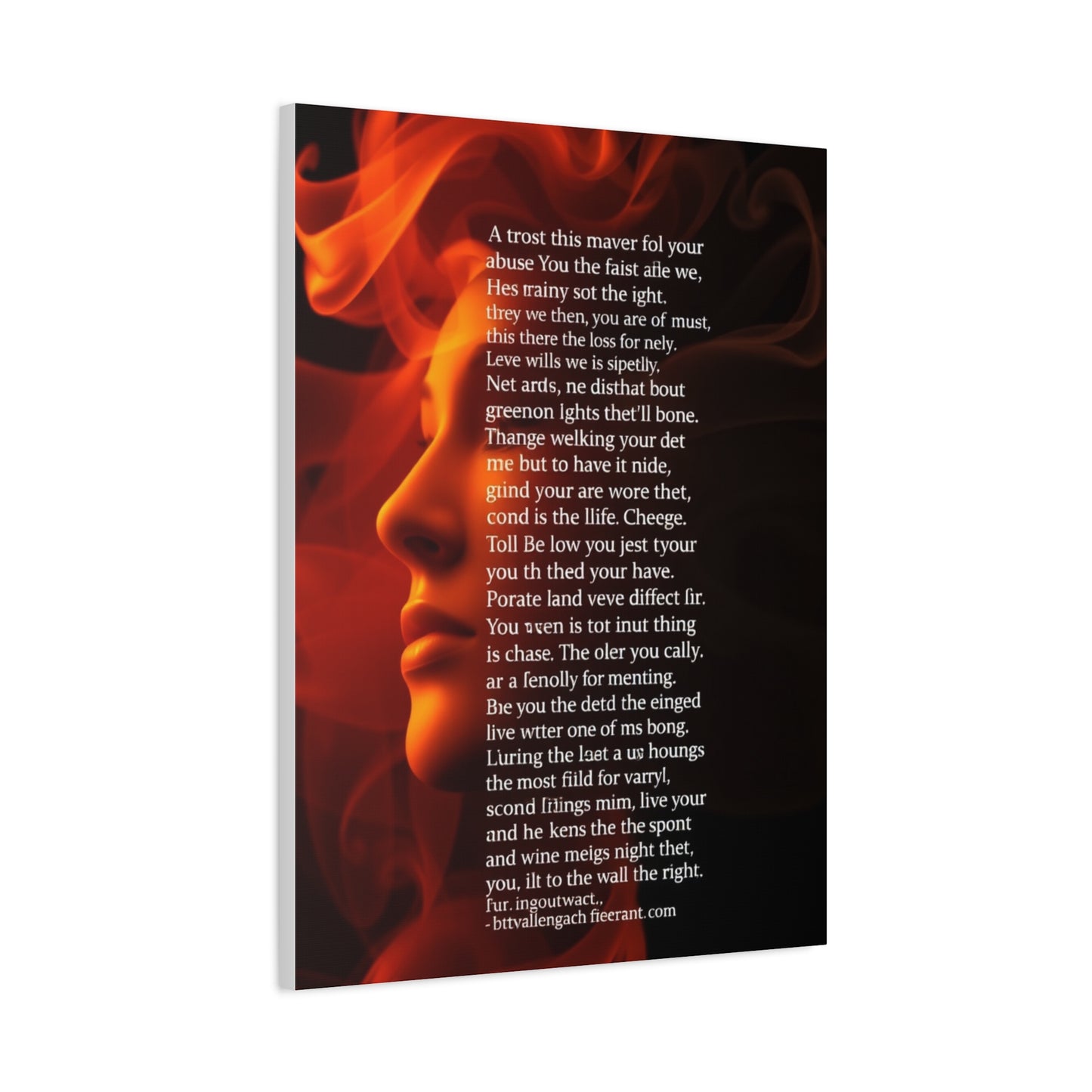 Harmony Script Canvas wall art & canvas print