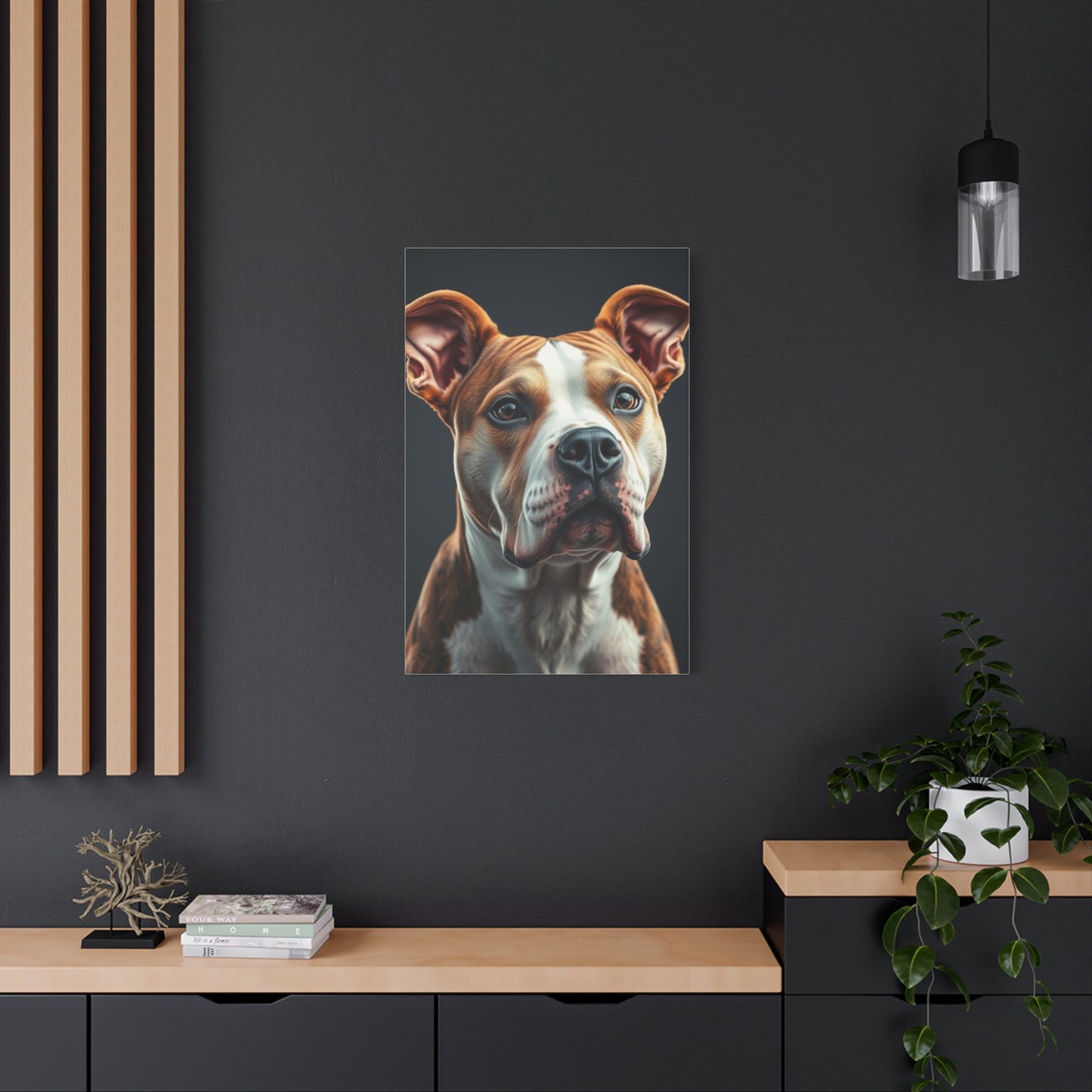 Masterpiece Pit Bull Art Vision Wall Art & Canvas Print
