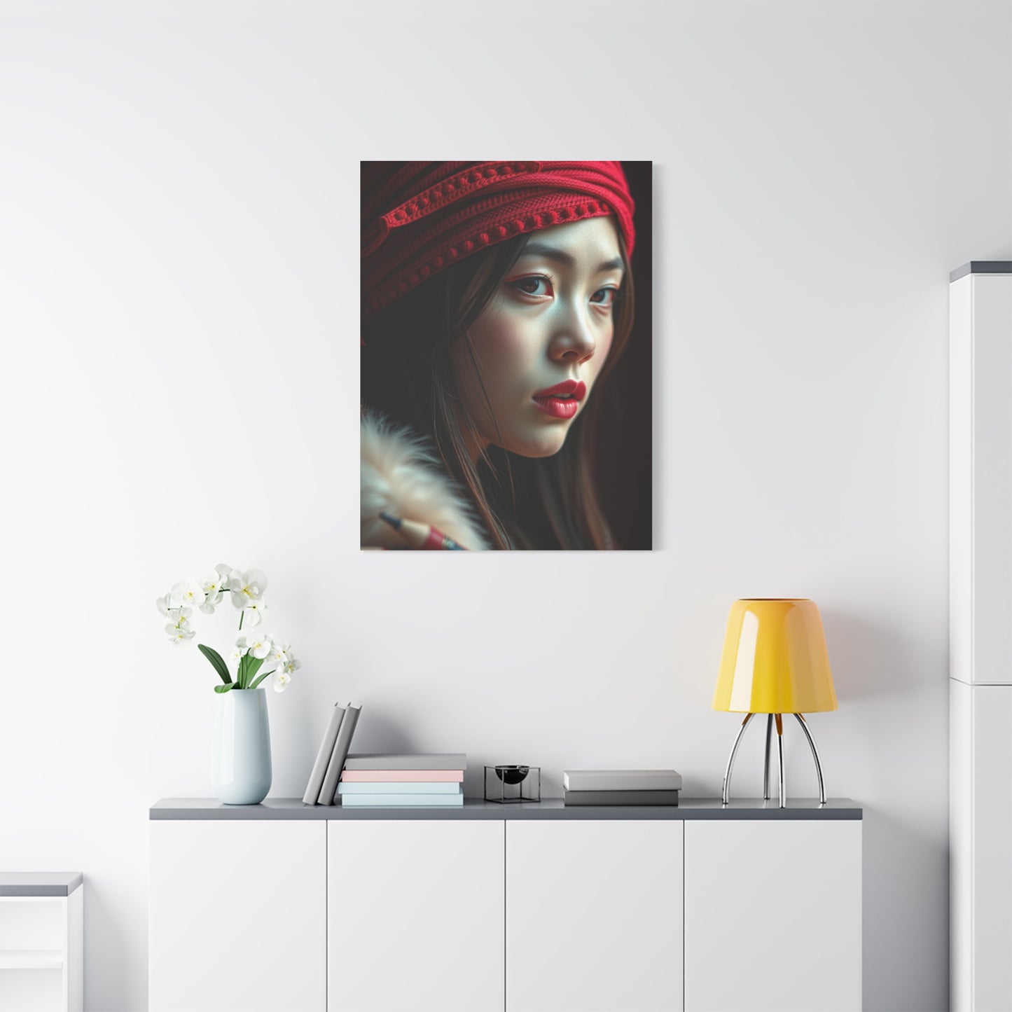 Vermilion Allure Artwork Wall Art & Canvas Print