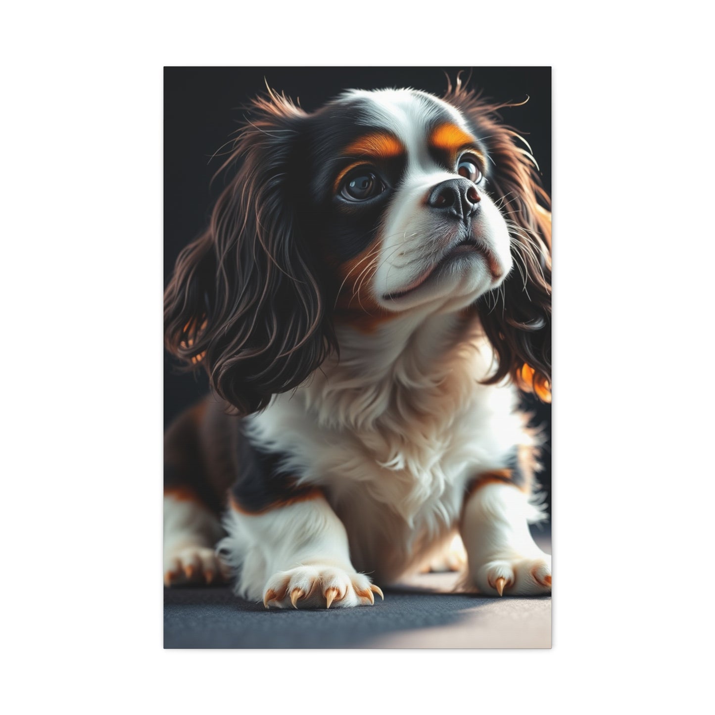 Cavalier King Charles Spaniels Art Luxury Canvas Wall Art & Canvas Print