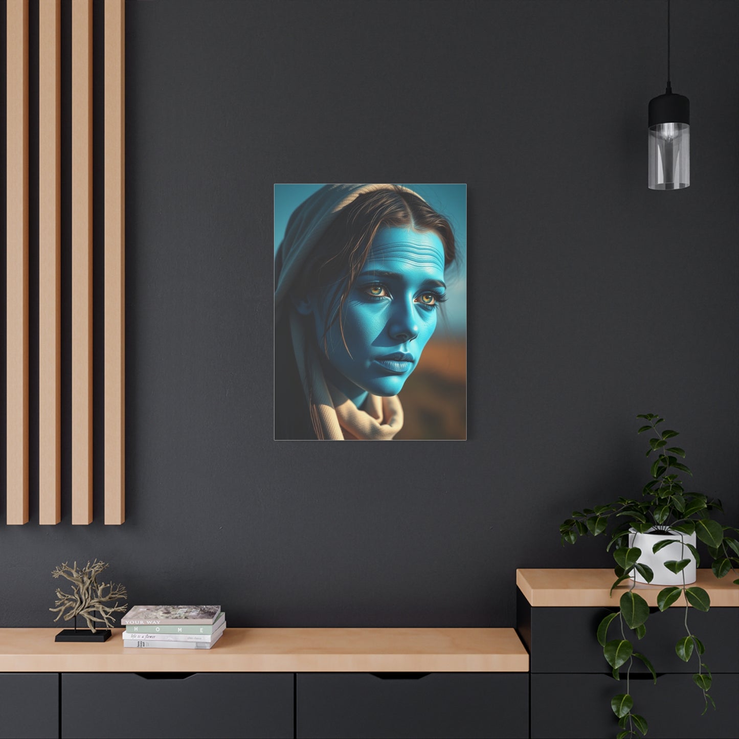 Celestial Azure Gallery Wall Art & Canvas Print