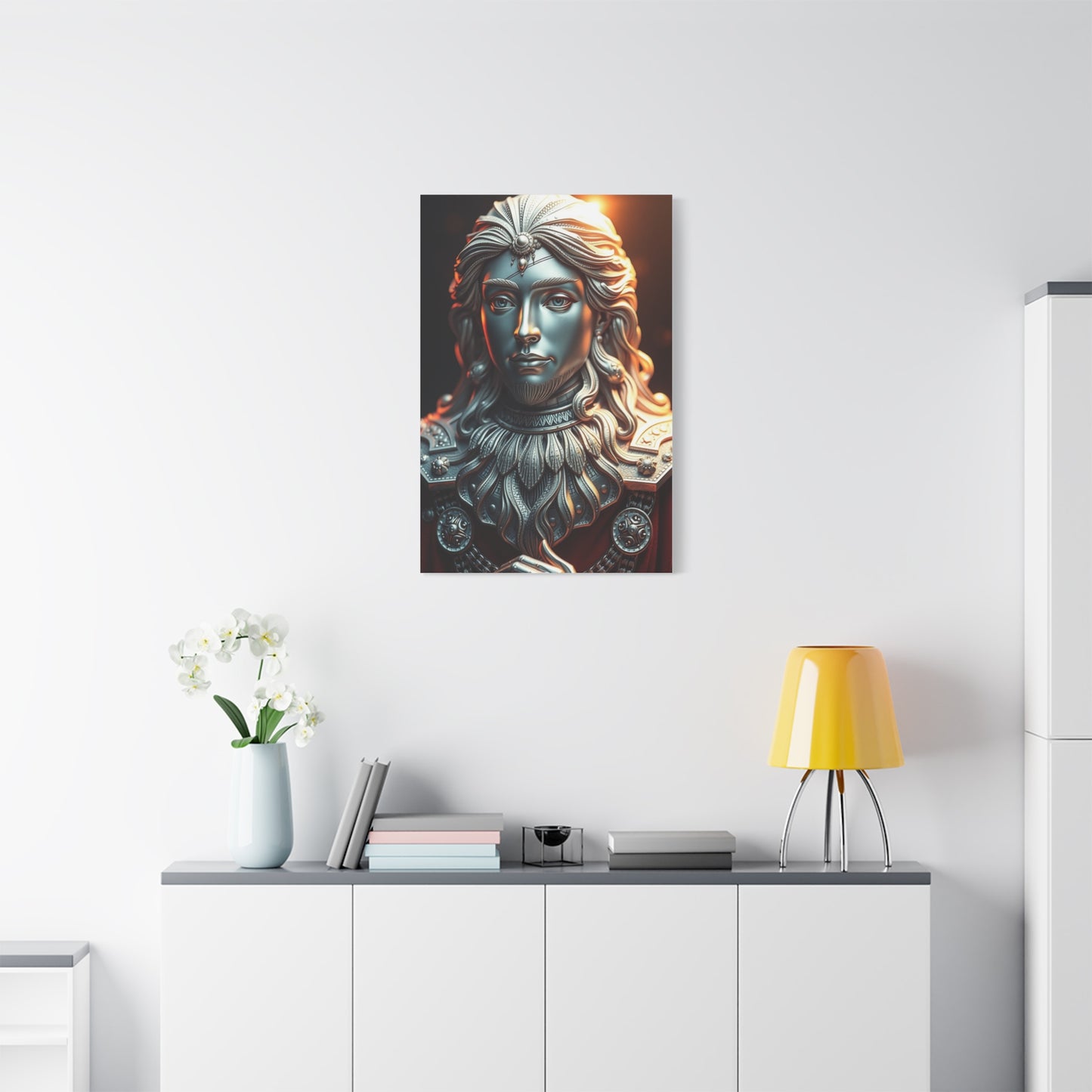 Argent Elegance Canvas wall art & canvas print