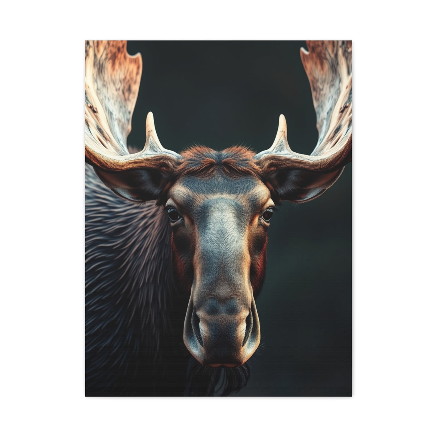 Masterpiece Moose Art Vision Wall Art & Canvas Print