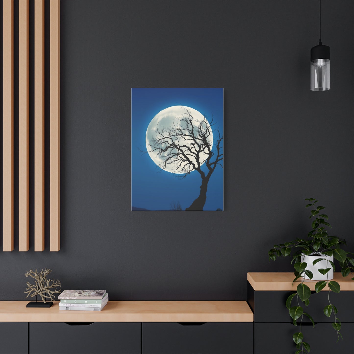 Vision Full Moon Art Art Wall Art & Canvas Print
