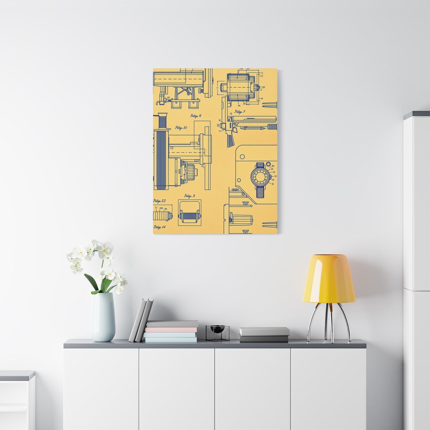 Blueprint & Patent Sketches Art Supreme Gallery Wall Art & Canvas Print