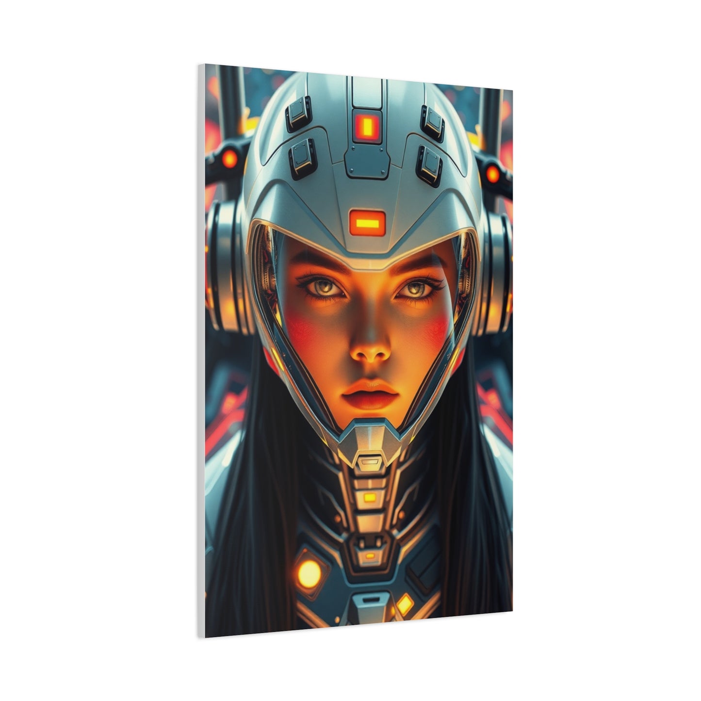 Vision Futuristic Art Art Wall Art & Canvas Print