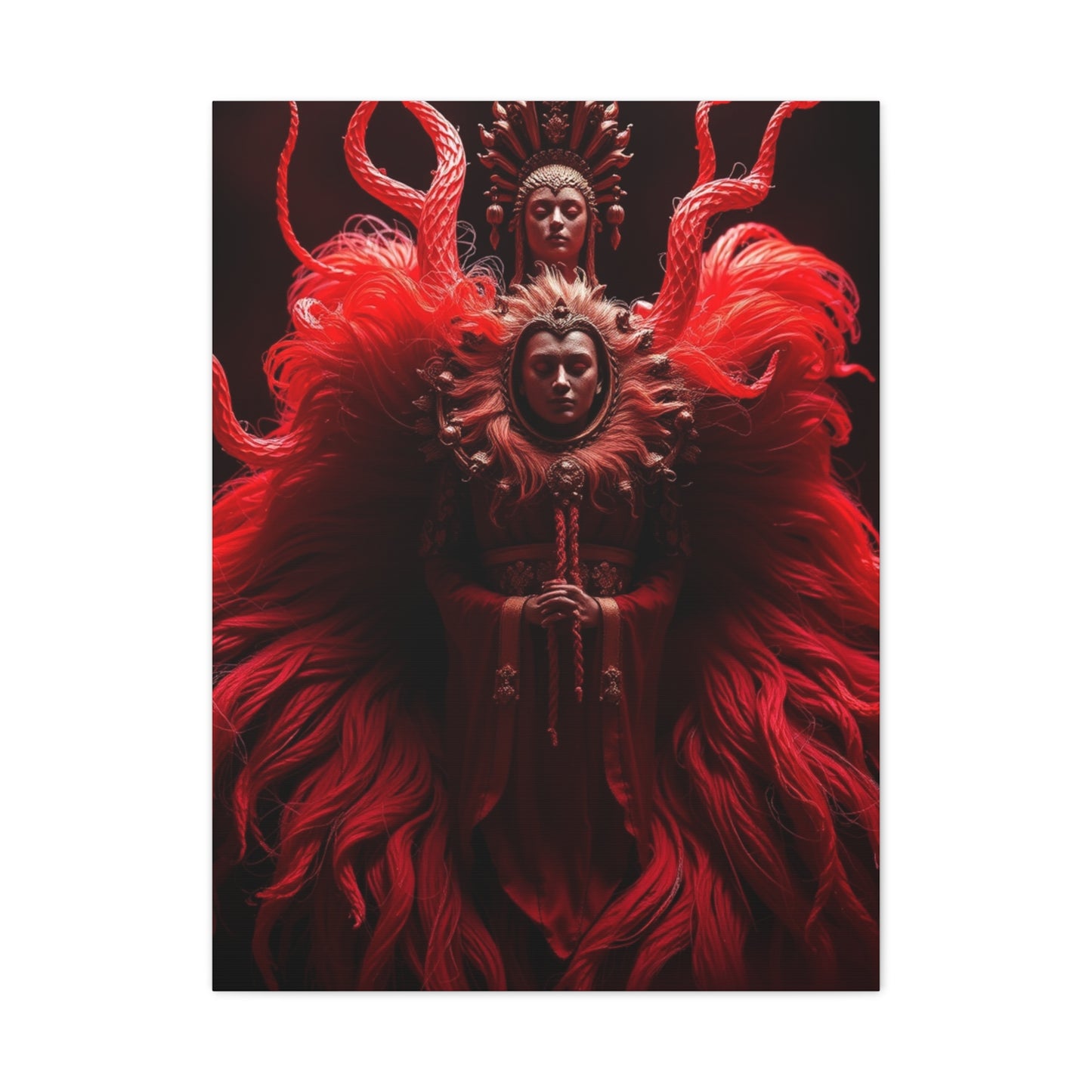 Sanguine Splendor Piece Wall Art & Canvas Print