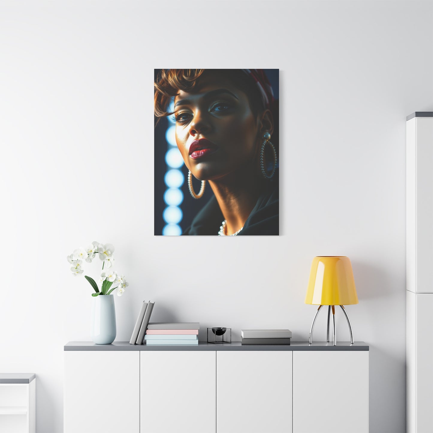 Rihannas Radiant Muse on Canvas Wall Art & Canvas Print