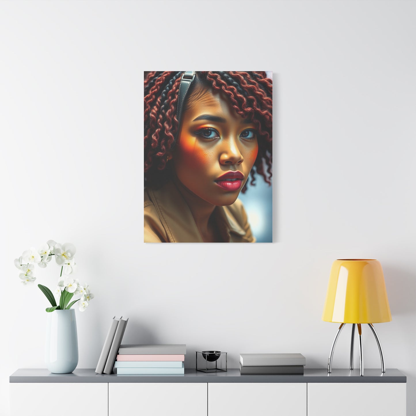 Supreme Pop of Orange Art Collection Wall Art & Canvas Print