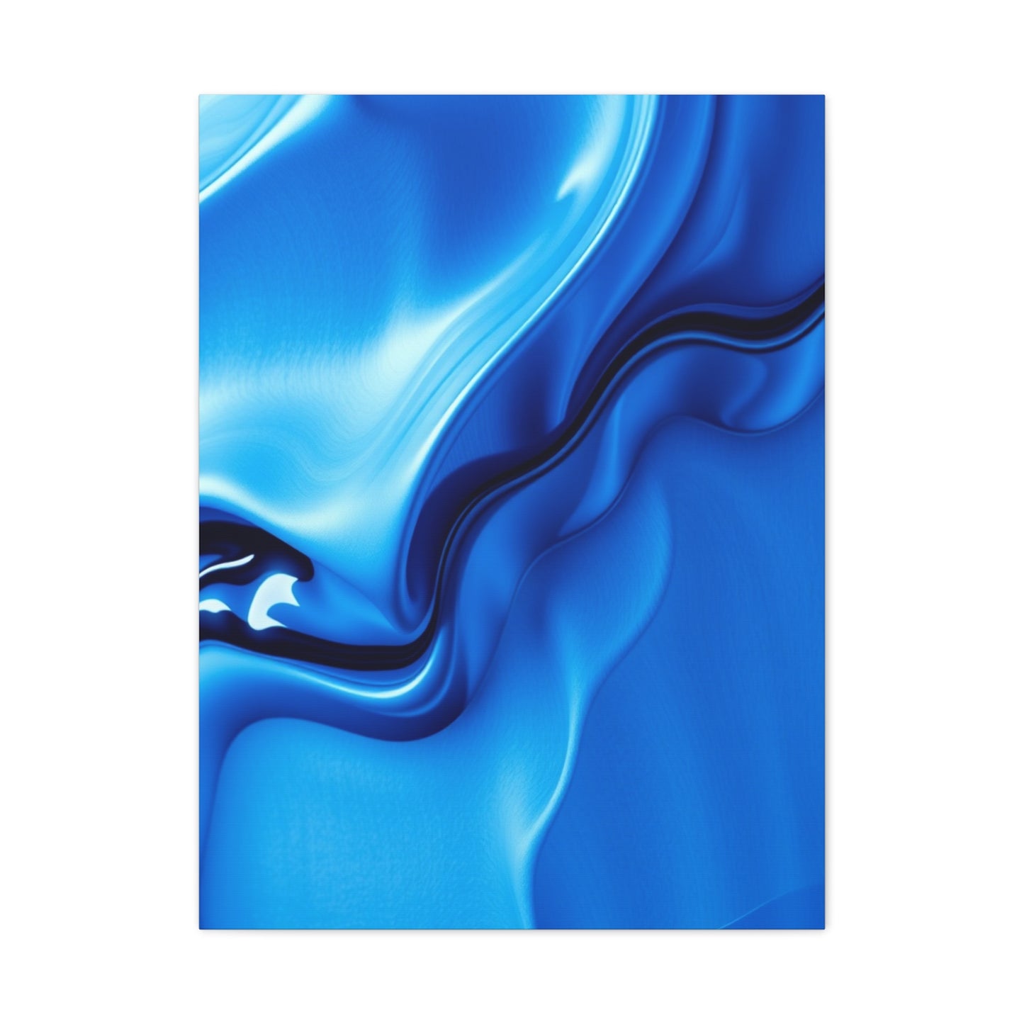 Blue Abstract Art Supreme Gallery Wall Art & Canvas Print