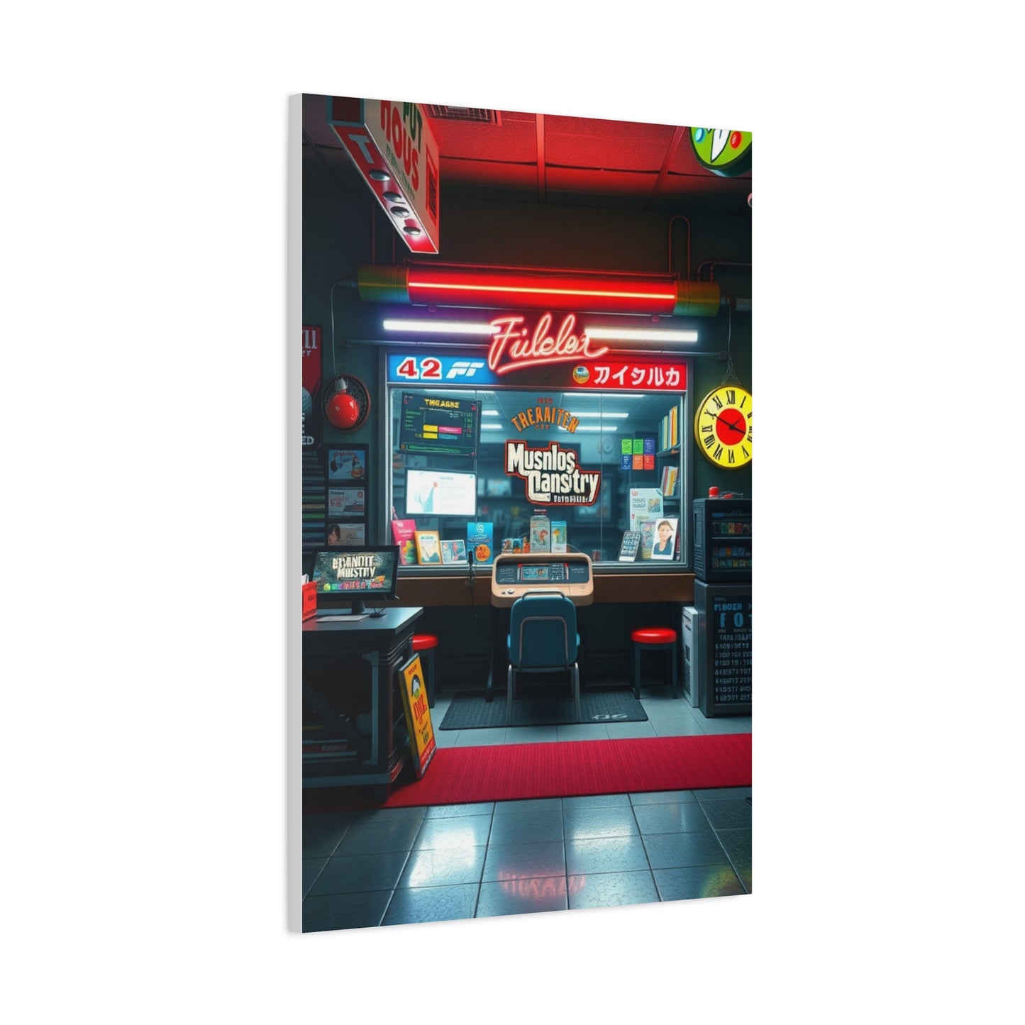 Masterpiece 80’s Nostalgia Art Vision Wall Art & Canvas Print