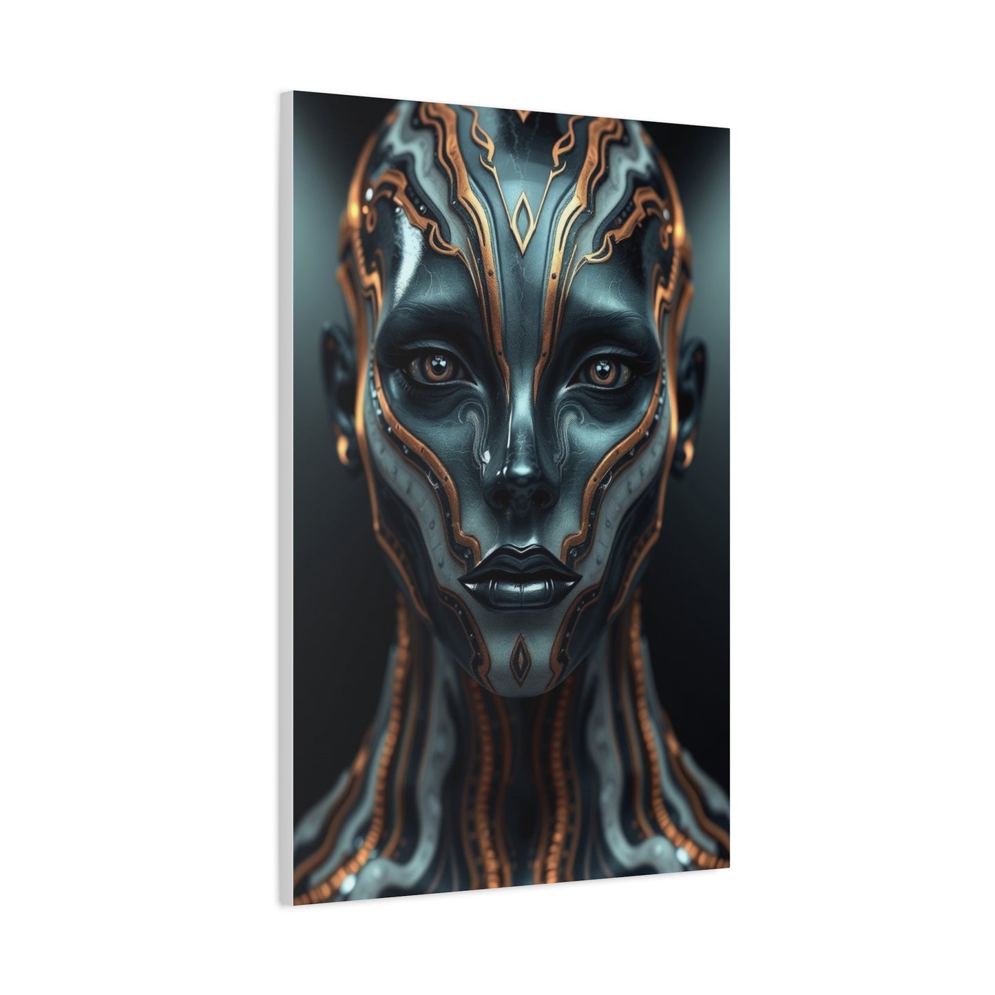 Charcoal, Onyx, and Ivory Art Luxury Canvas Wall Art & Canvas Print