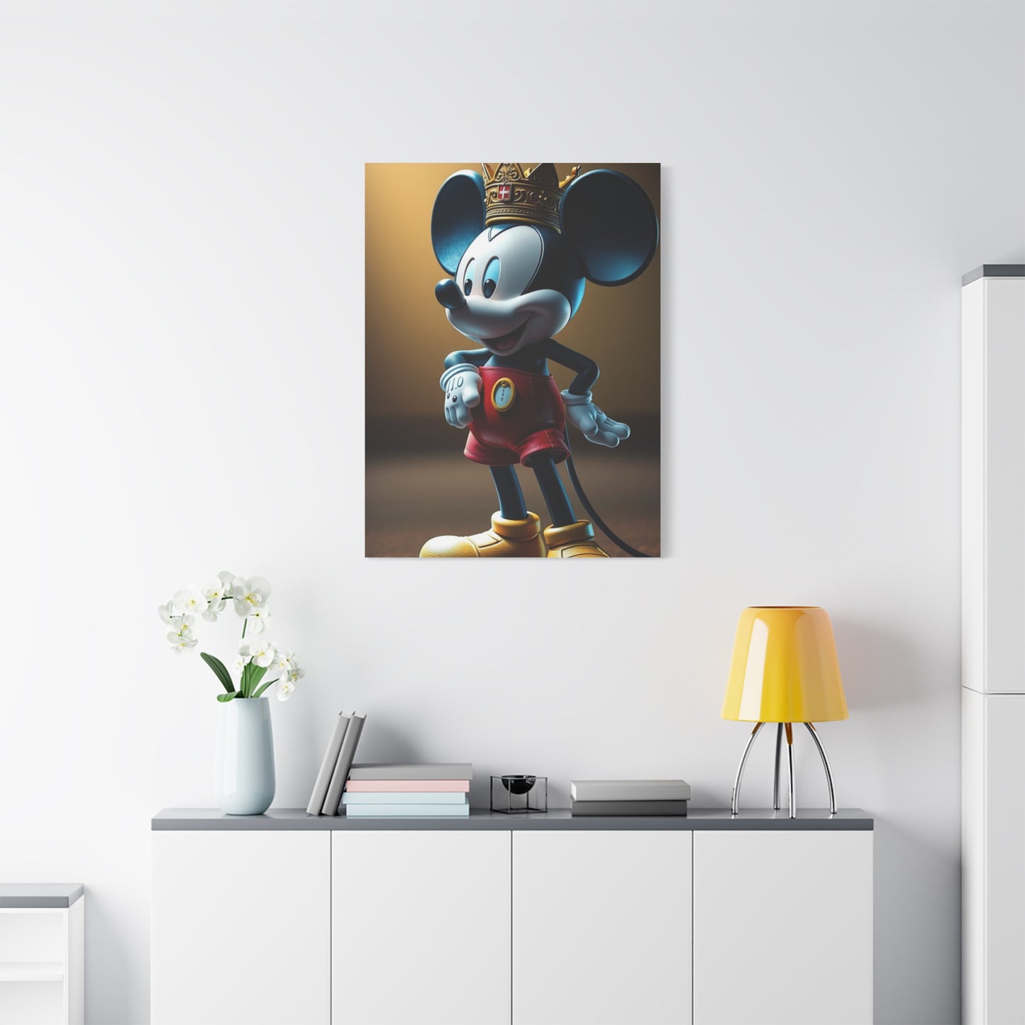 Regal Mickey Canvas Wall Art & Canvas Print