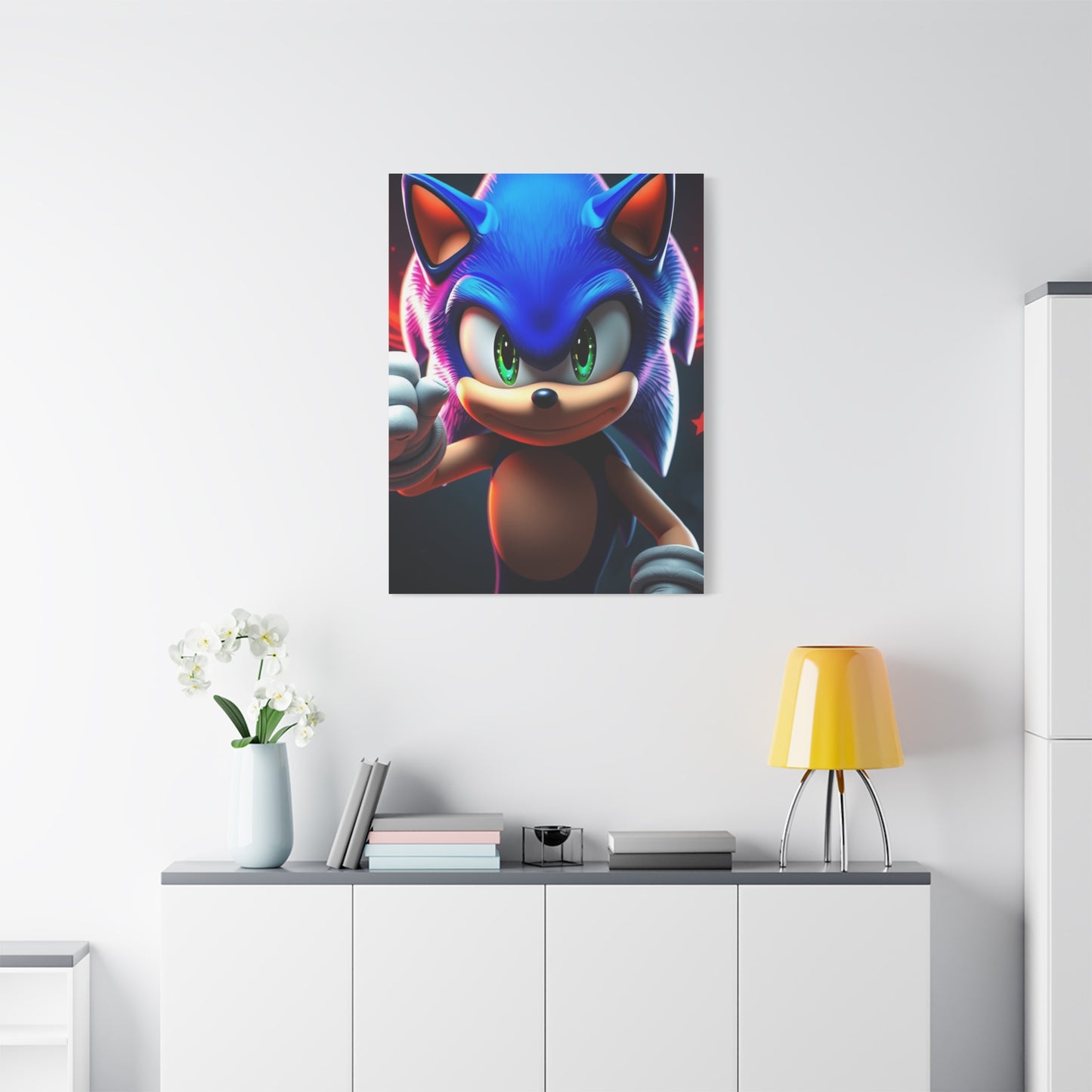 Supreme Sonic the Hedgehog Art Collection Wall Art & Canvas Print