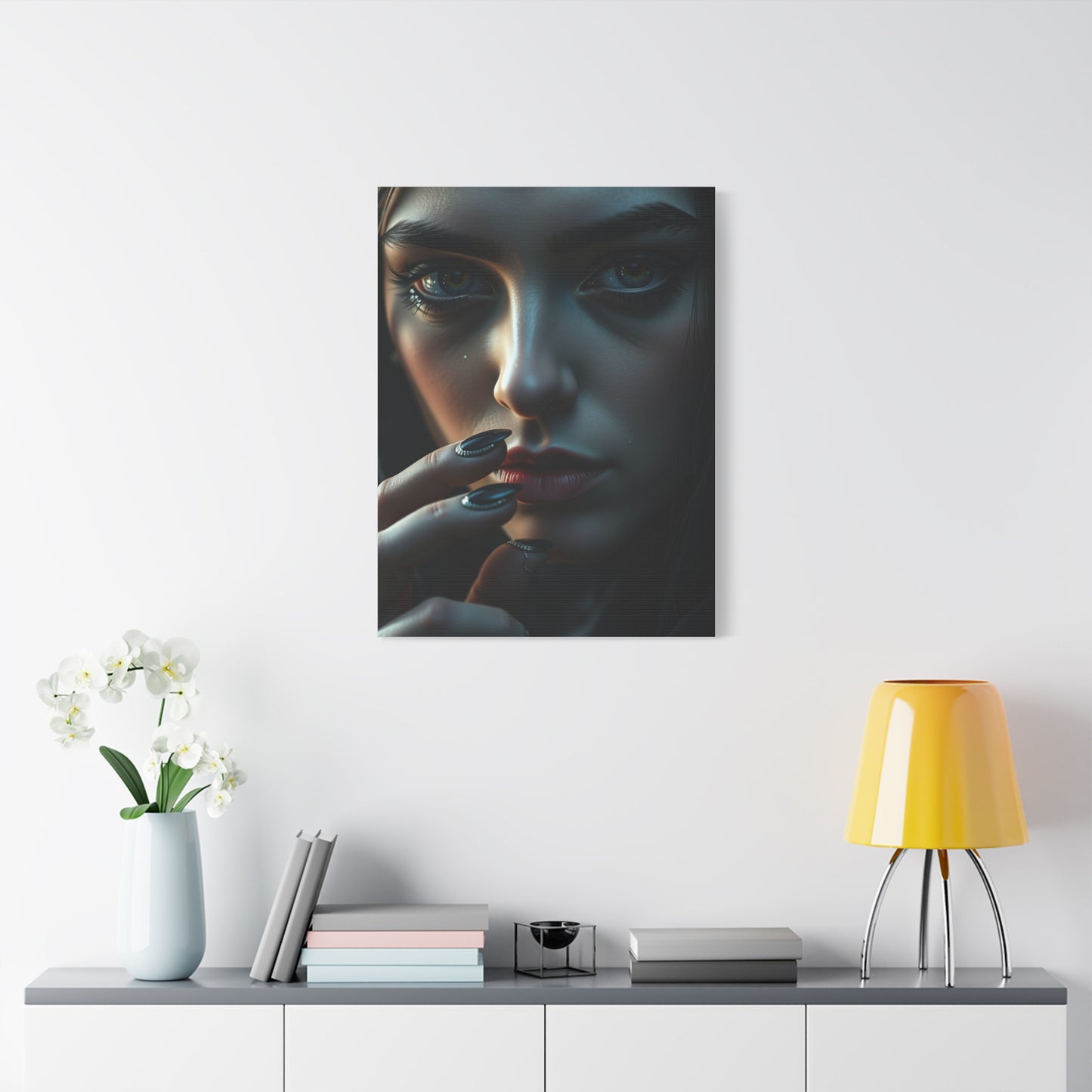 Ebon Veil Canvas Wall Art & Canvas Print