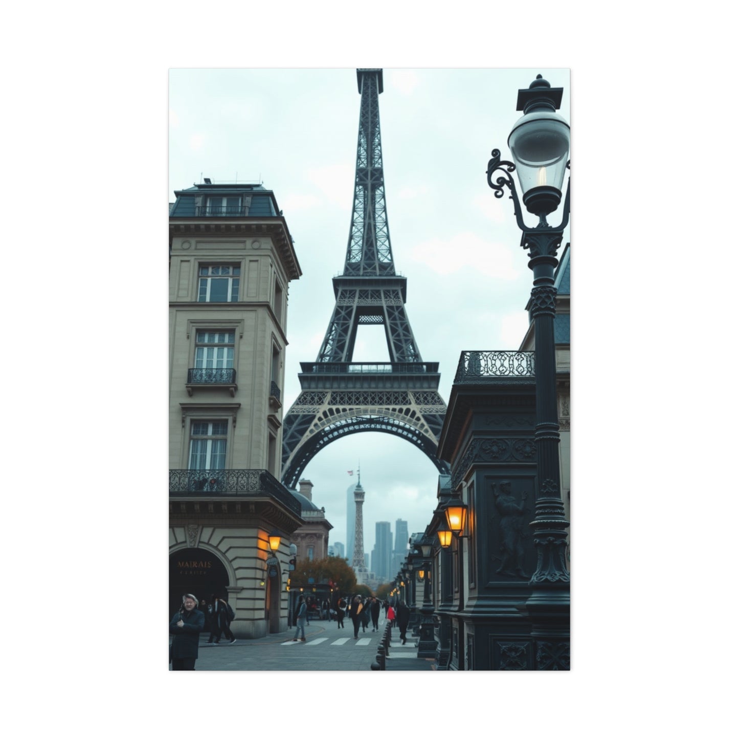 Chic Parisian Elegance Wall Piece