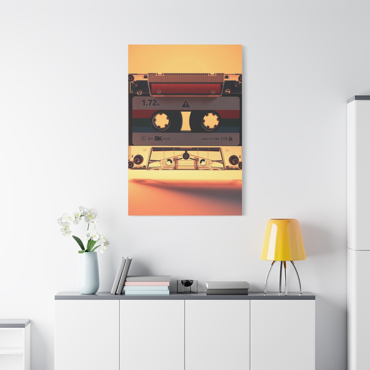 Cassette Tapes Art Luxury Canvas Wall Art & Canvas Print