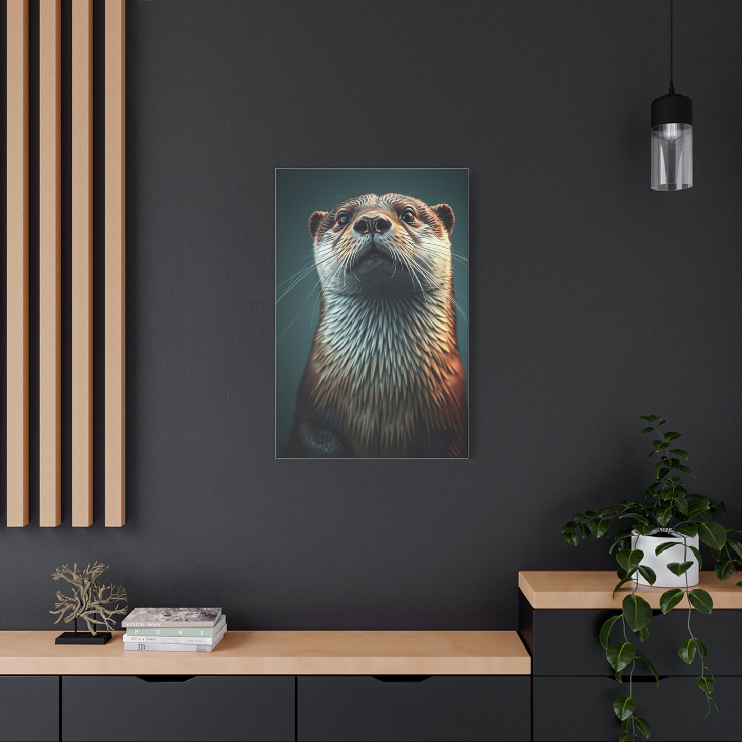 Vision Otter Art Art Wall Art & Canvas Print