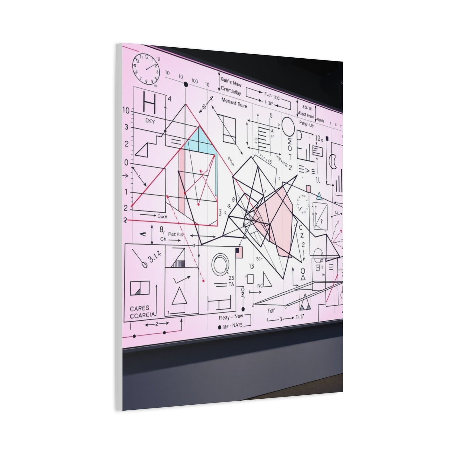 Modern Math Art for Creative Spaces Supreme Gallery Wall Art & Canvas Print