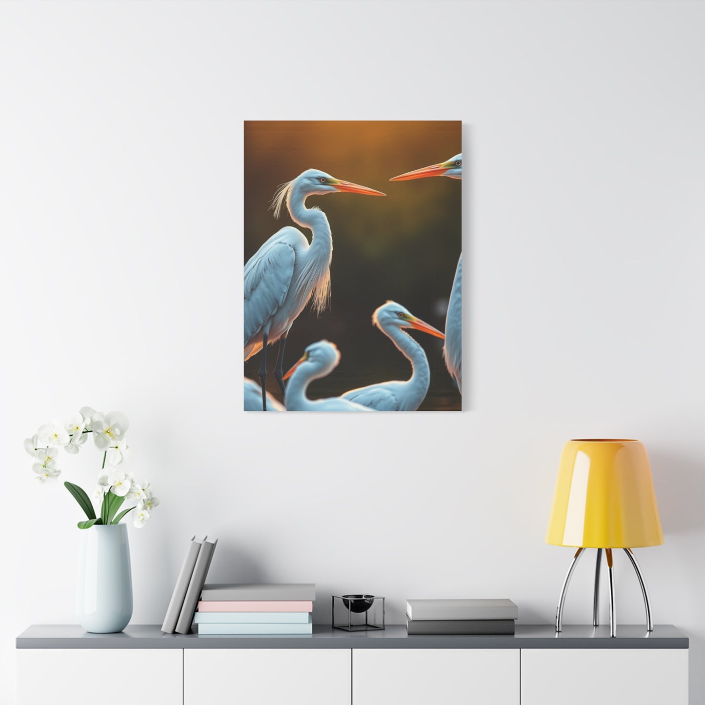 Supreme Herons and Egrets Art Collection Wall Art & Canvas Print