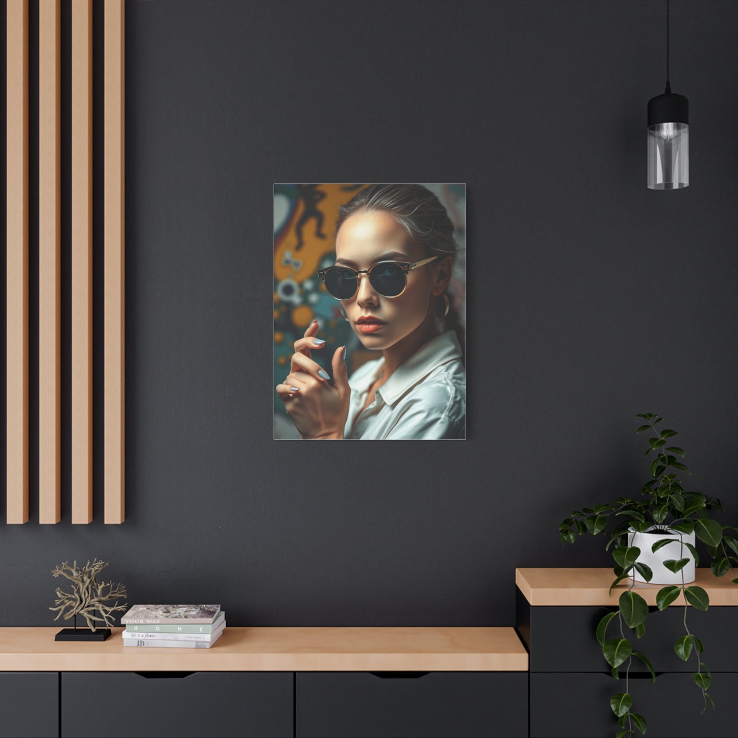 Sleek Artistic Reverie Wall Art & Canvas Print