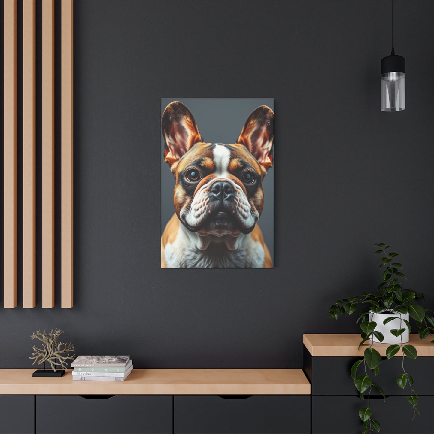 Vision French Bulldog Art Art Wall Art & Canvas Print
