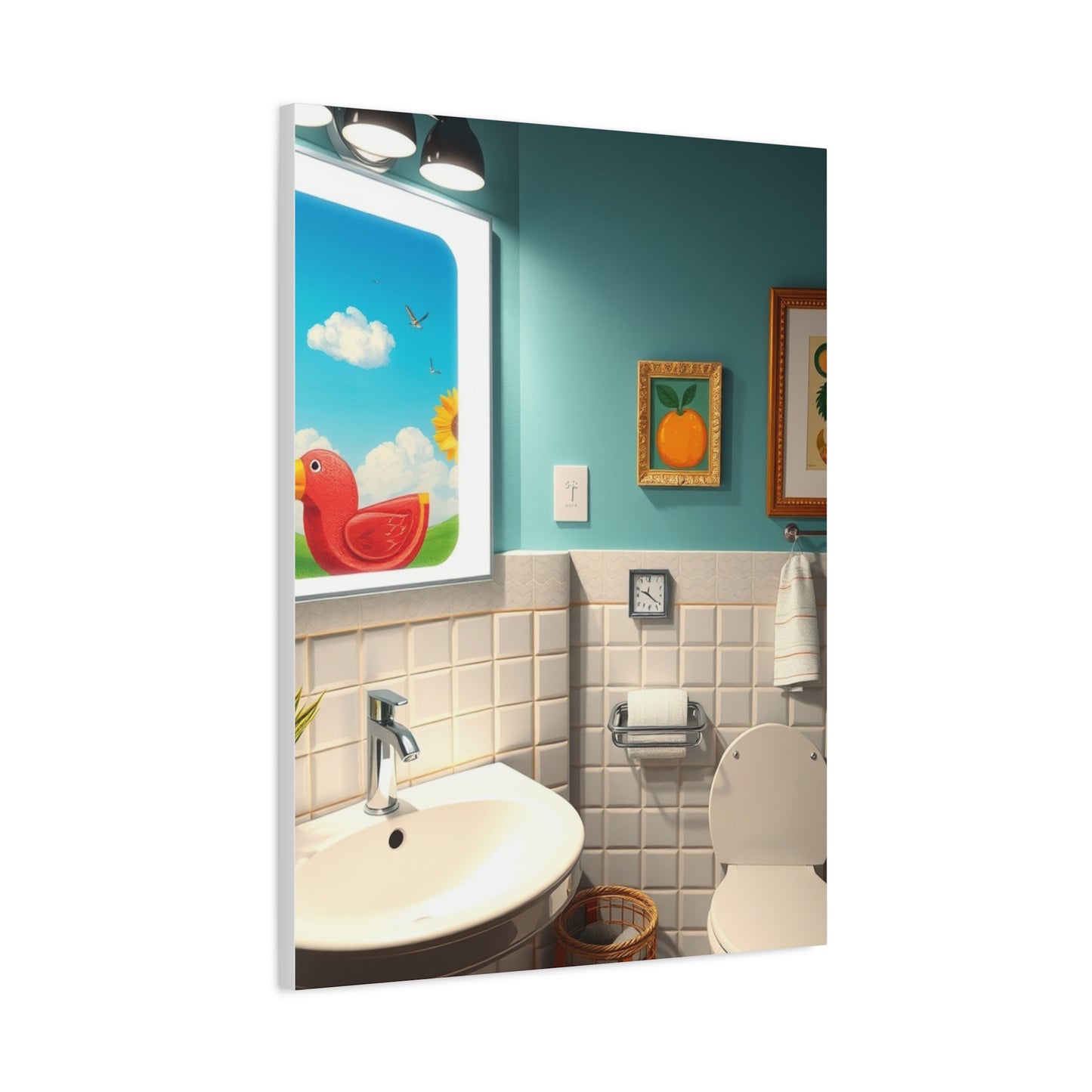 Masterpiece Kid’s Bathroom Art Vision Wall Art & Canvas Print