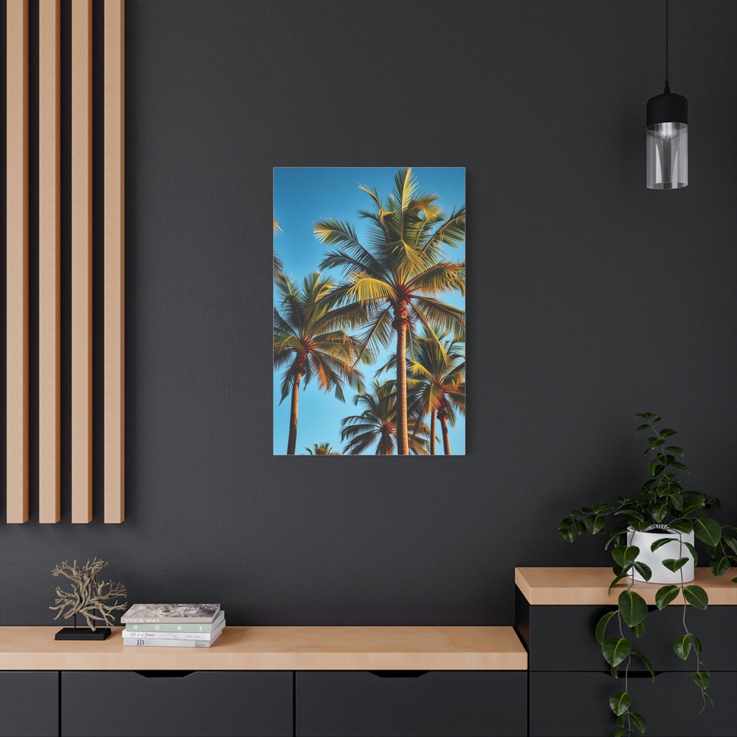 Tranquil Palmscape Wall Art & Canvas Print