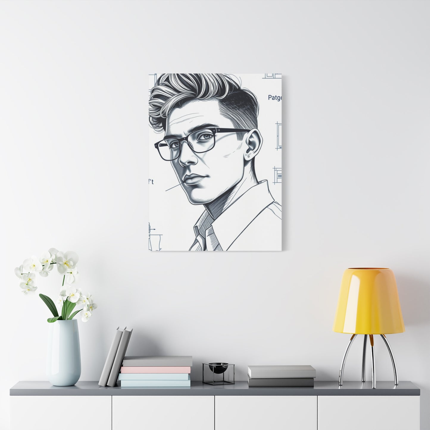 Supreme Blueprint & Patent Sketches Art Collection Wall Art & Canvas Print