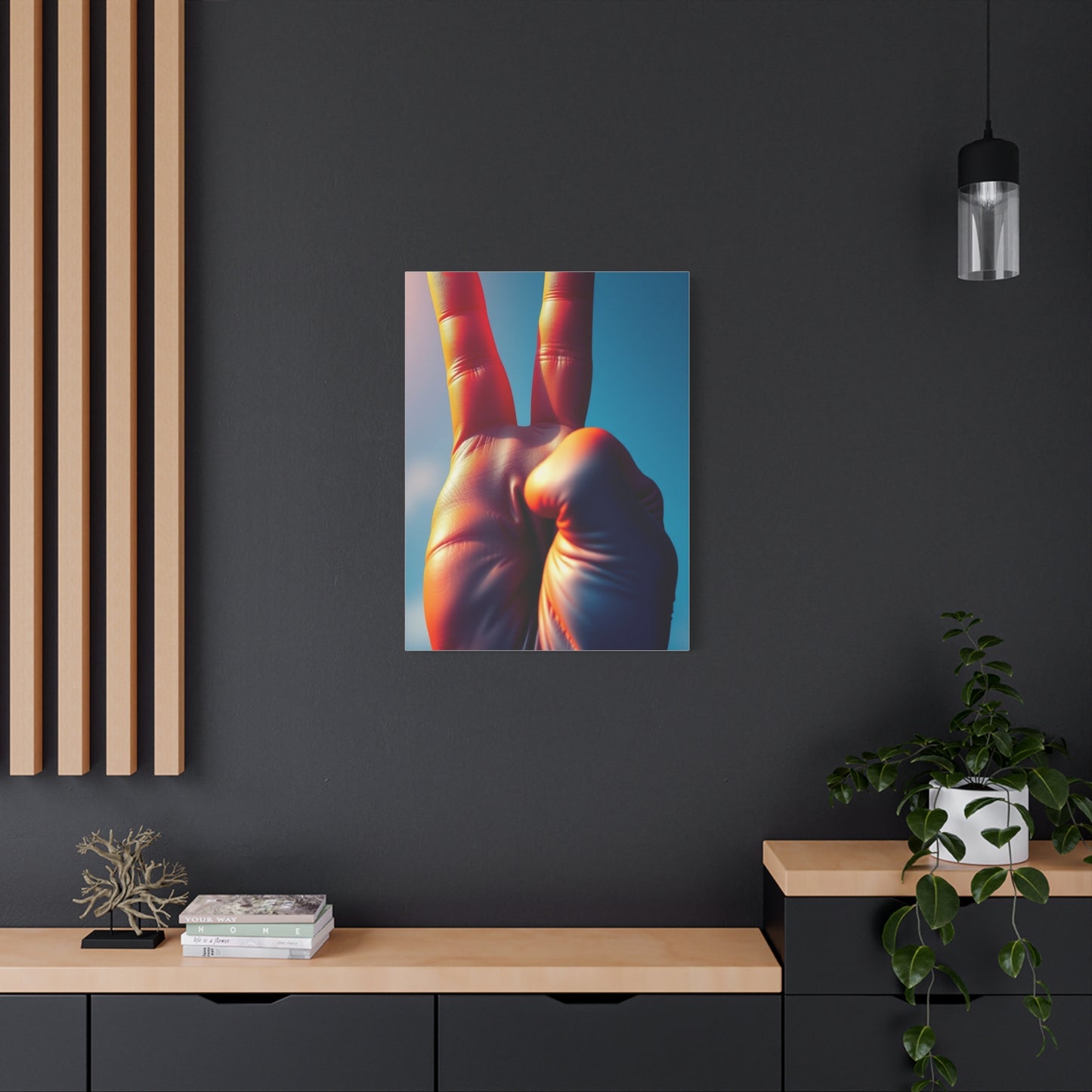 Masterpiece Peace Sign Art Vision Wall Art & Canvas Print